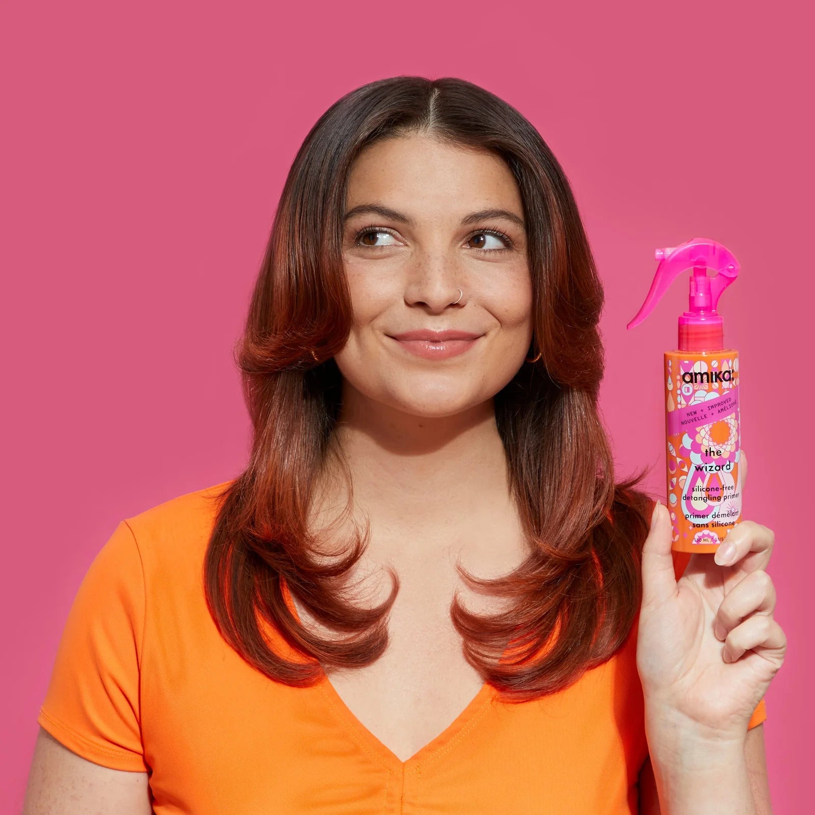 Amika The Wizard Silicone-Free Detangling Primer (Silicone-free hair primer)