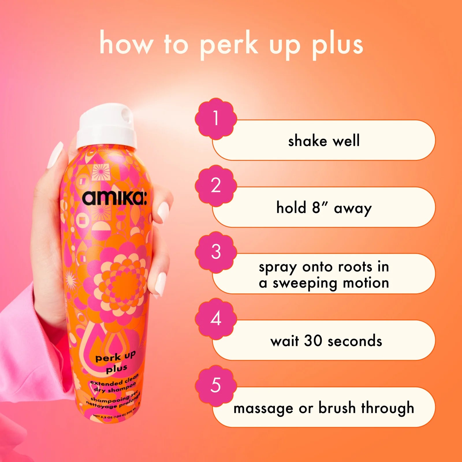 Amika Perk Up Plus Extended Clean Dry Shampoo (Extended clean dry shampoo)