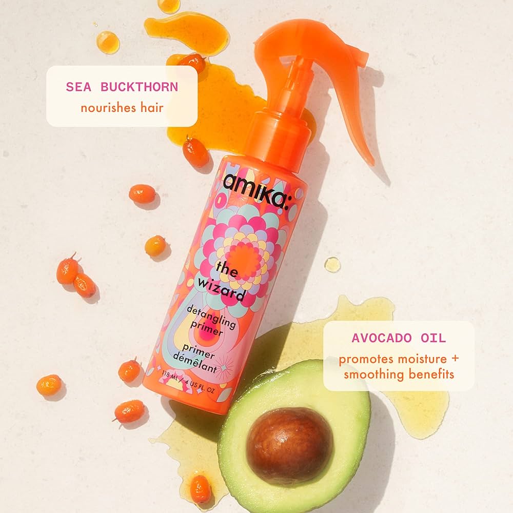 Amika The Wizard Detangling Primer (All-in-one hair priming mist)