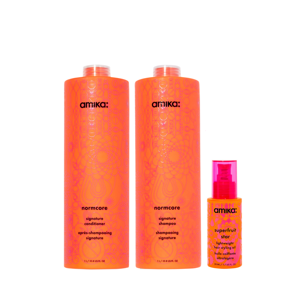 Amika Supersized Superfruit Nourish + Style Set (Ultimate Amika Supersized Superfruit Nourish + Style Set (Ultimate