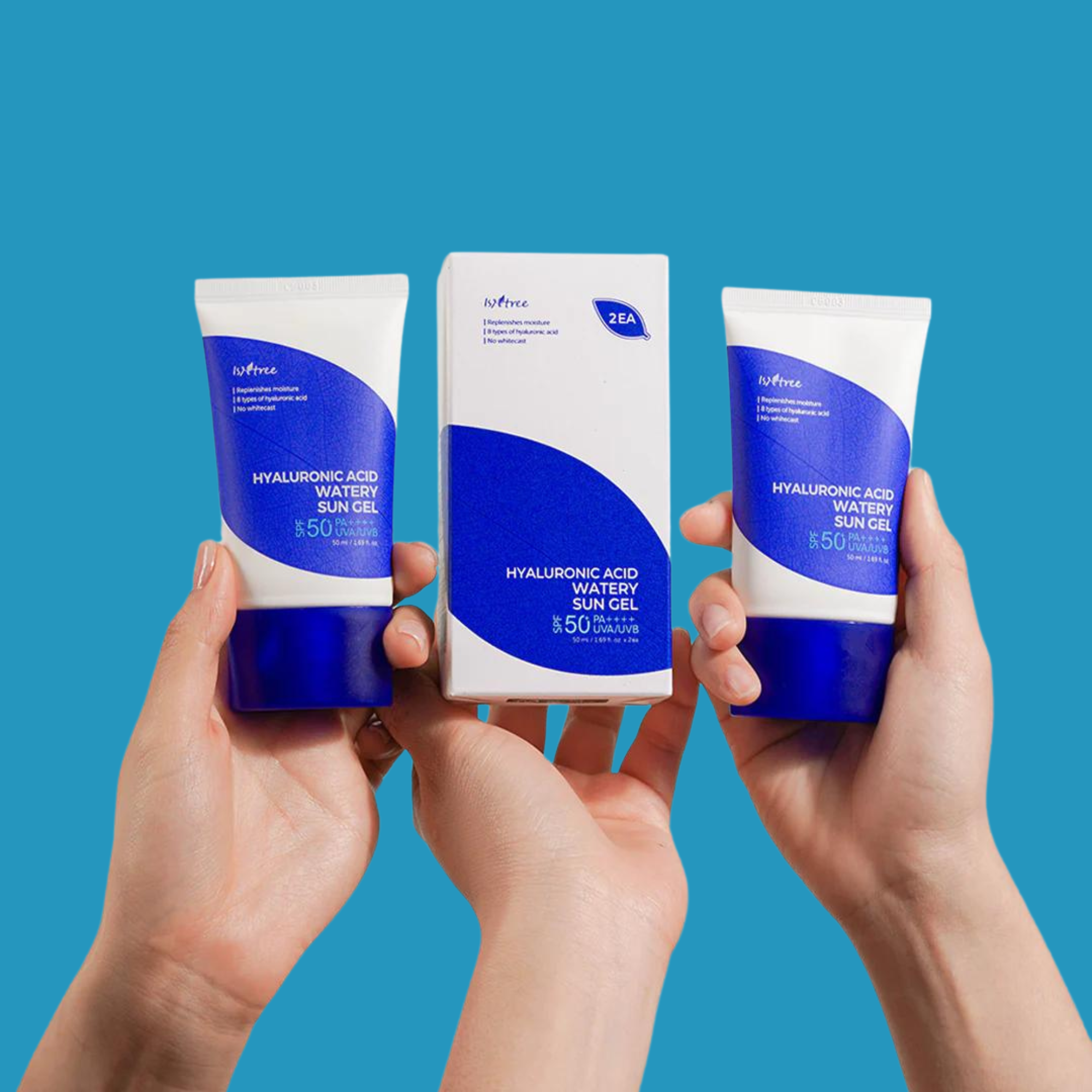 Isntree Hyaluronic Acid Watery Sun Gel (Moisturizing sunscreen gel)
