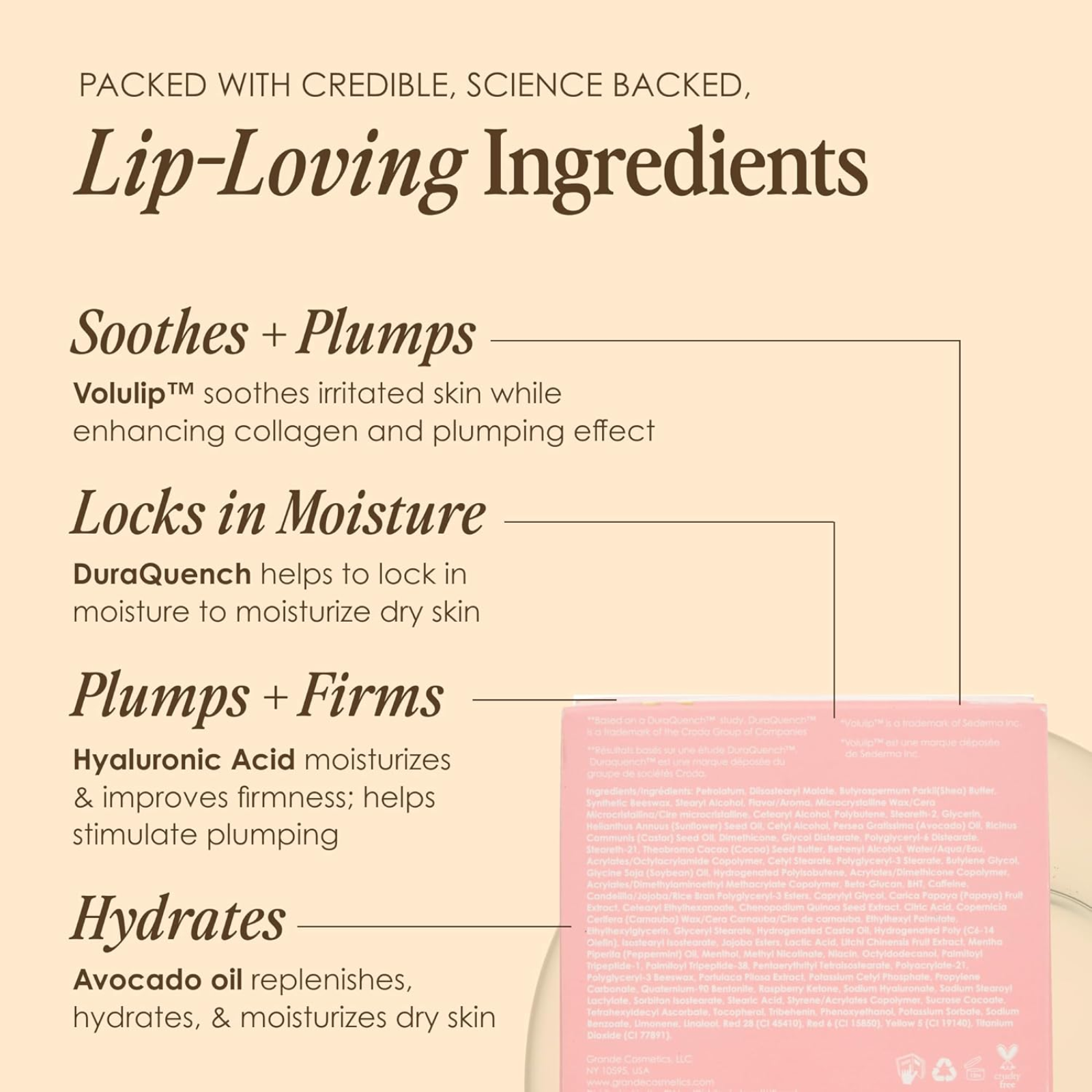 GrandePOUT Plumping Lip Mask (Lip mask)