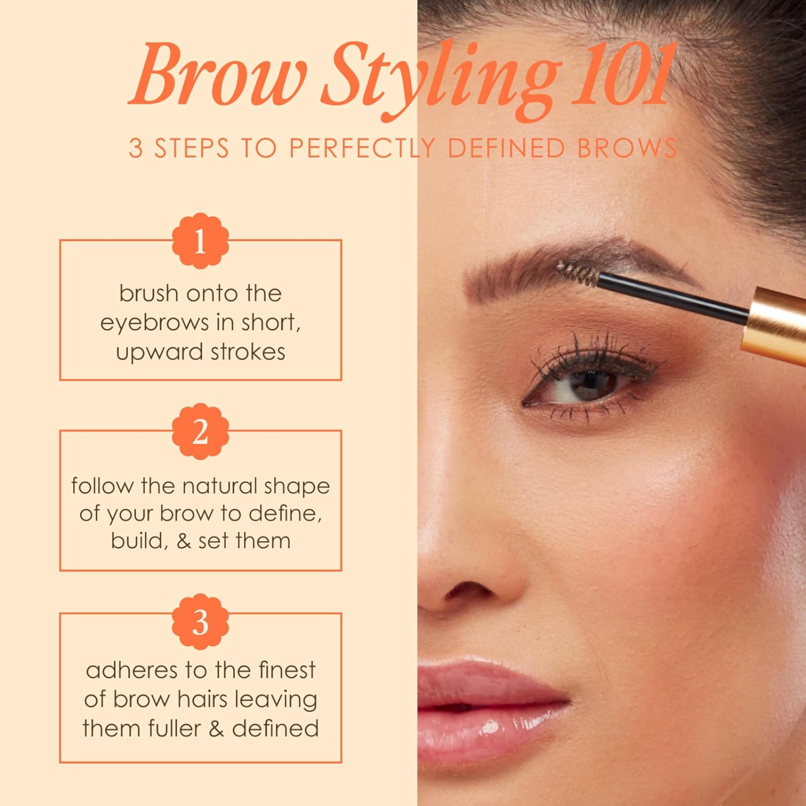 GrandeBROW-FILL Volumizing Brow Gel (Multi-tasking brow enhancer)