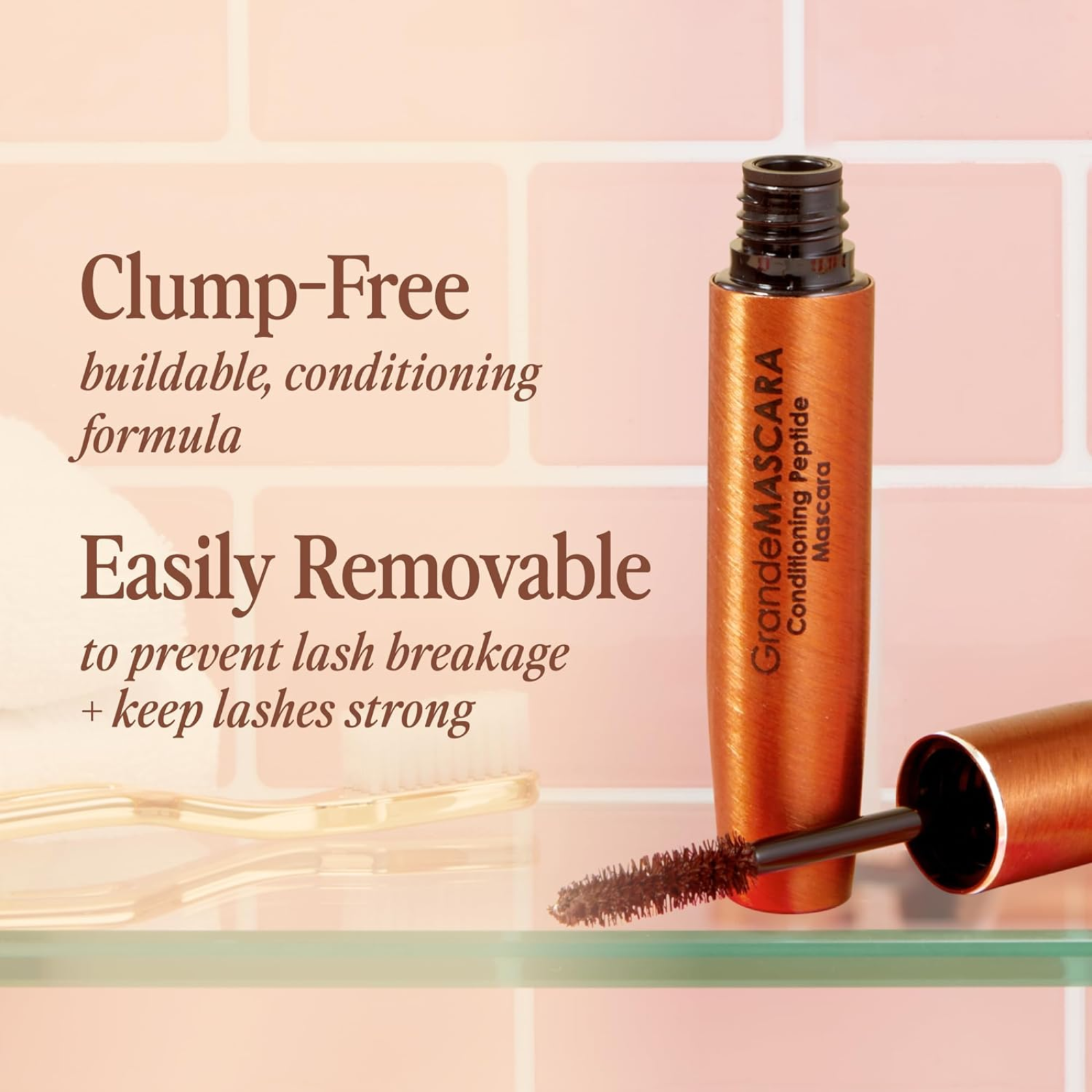 GrandeMASCARA Conditioning Peptide Mascara (Blown mascara)