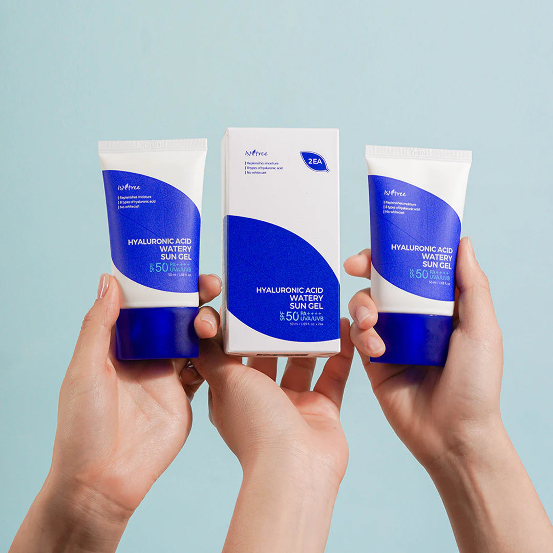 Isntree Hyaluronic Acid Watery Sun Gel (Moisturizing sunscreen gel)