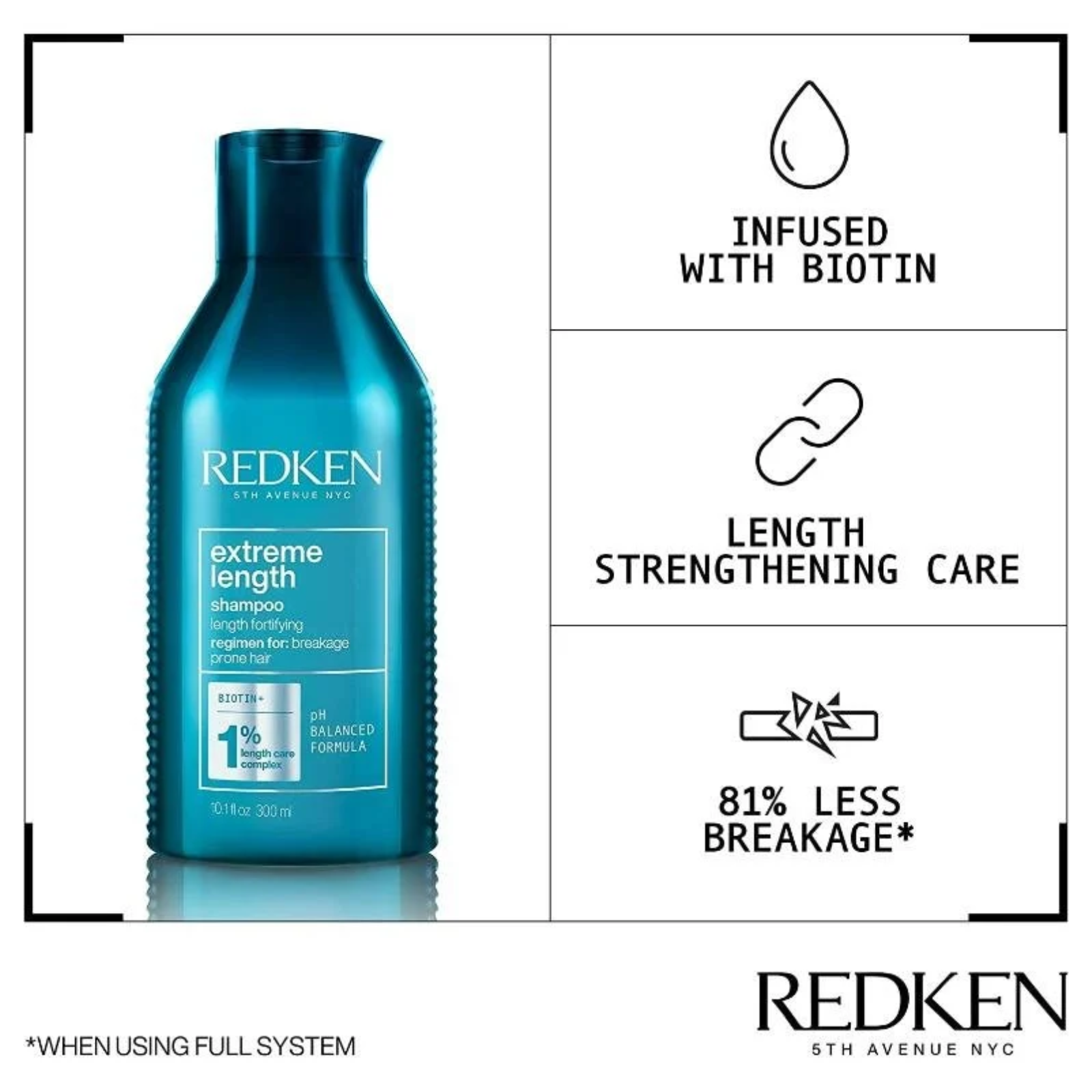 Redken Extreme Length Shampoo (Nourishing shampoo)