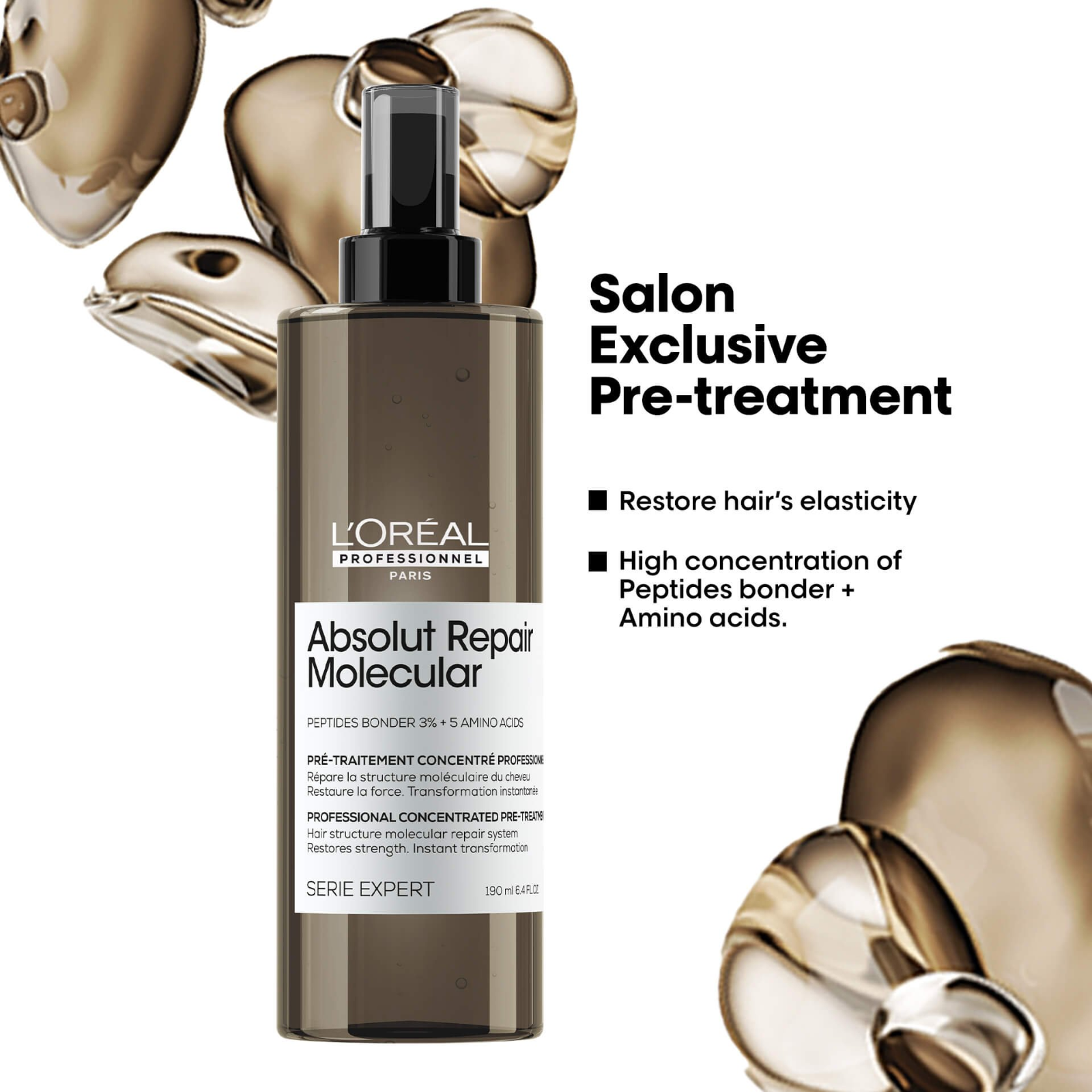L'Oréal Professionnel Absolut Repair Molecular Concentrated Pre-Treatment (Pre-shampoo treatment for damaged hair)