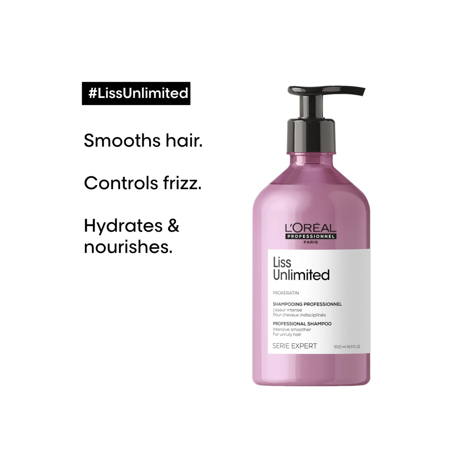 L'Oréal Professionnel Liss Unlimited Shampoo (Smoothing shampoo)