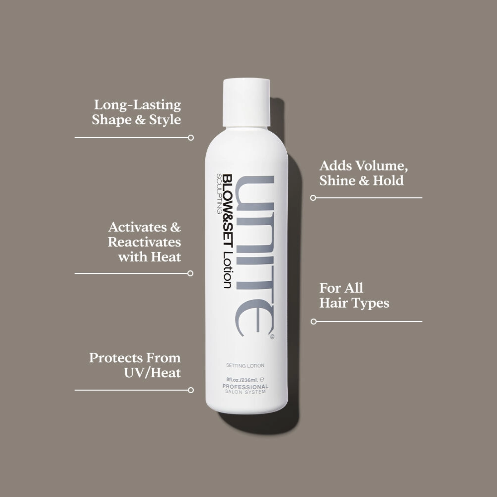UNITE HAIR BLOW&SET Lotion (Blow-dry lotion)