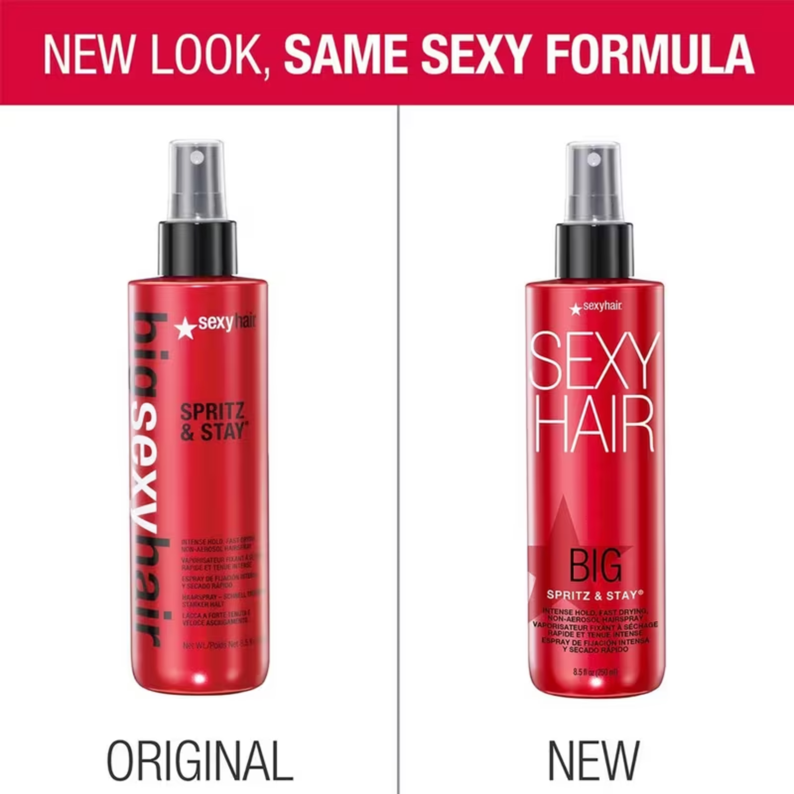 Sexy Hair Big Sexy Hair Spritz & Stay Intense Hold Hairspray (Intense hold hairspray)