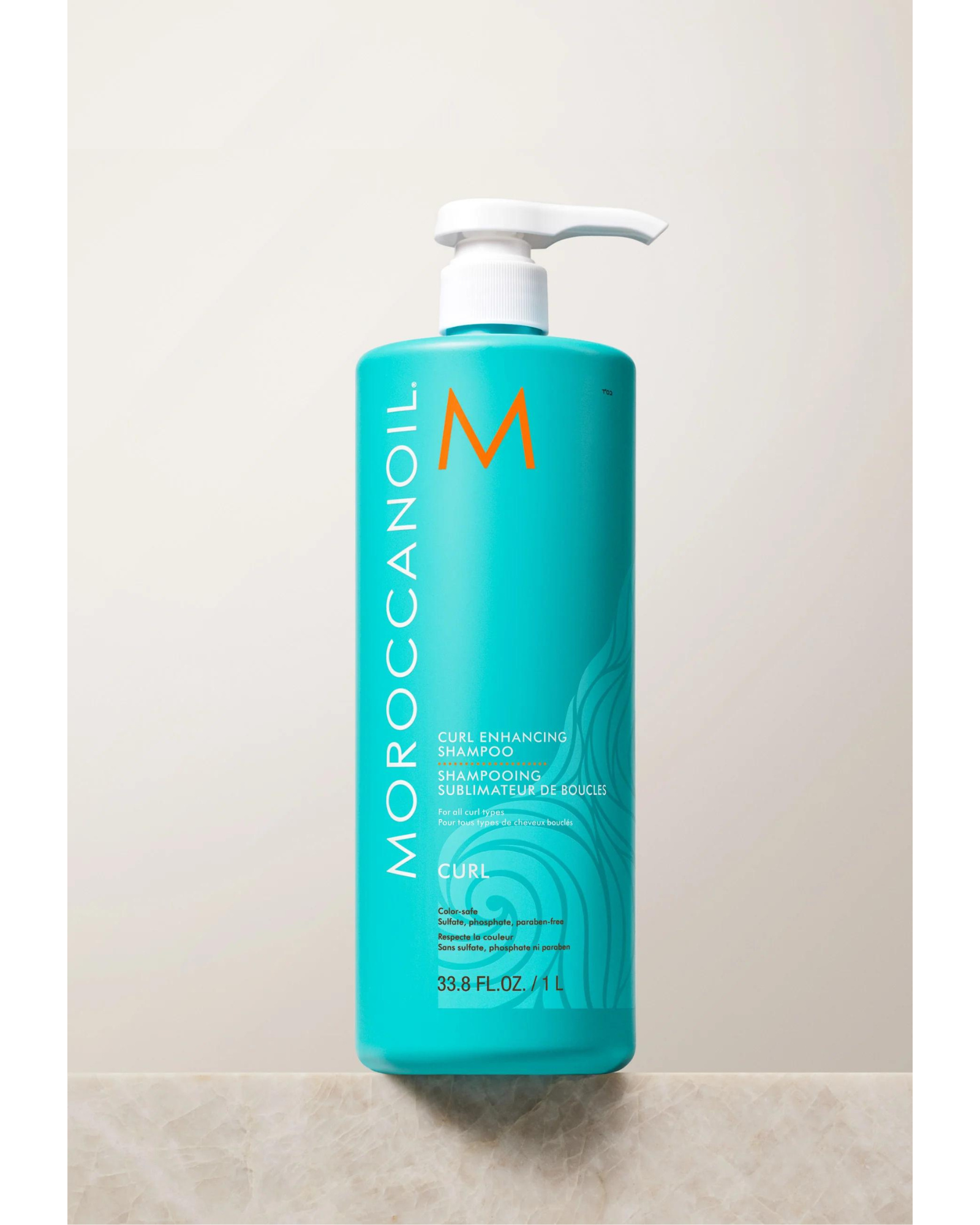 Gentle shampoo for curls (MoroccanOil Curl Enhancing Shampoo)