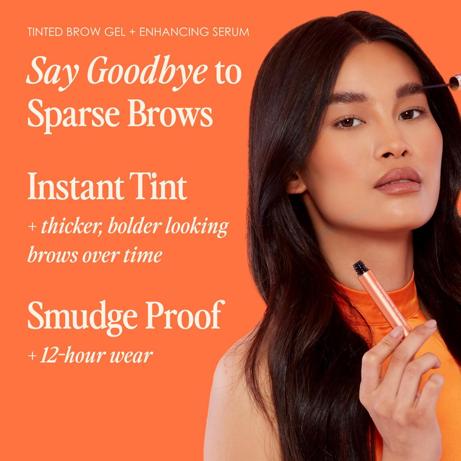 GrandeBROW 2-In-1 (Tinted brow gel + brow enhancing serum travel size)