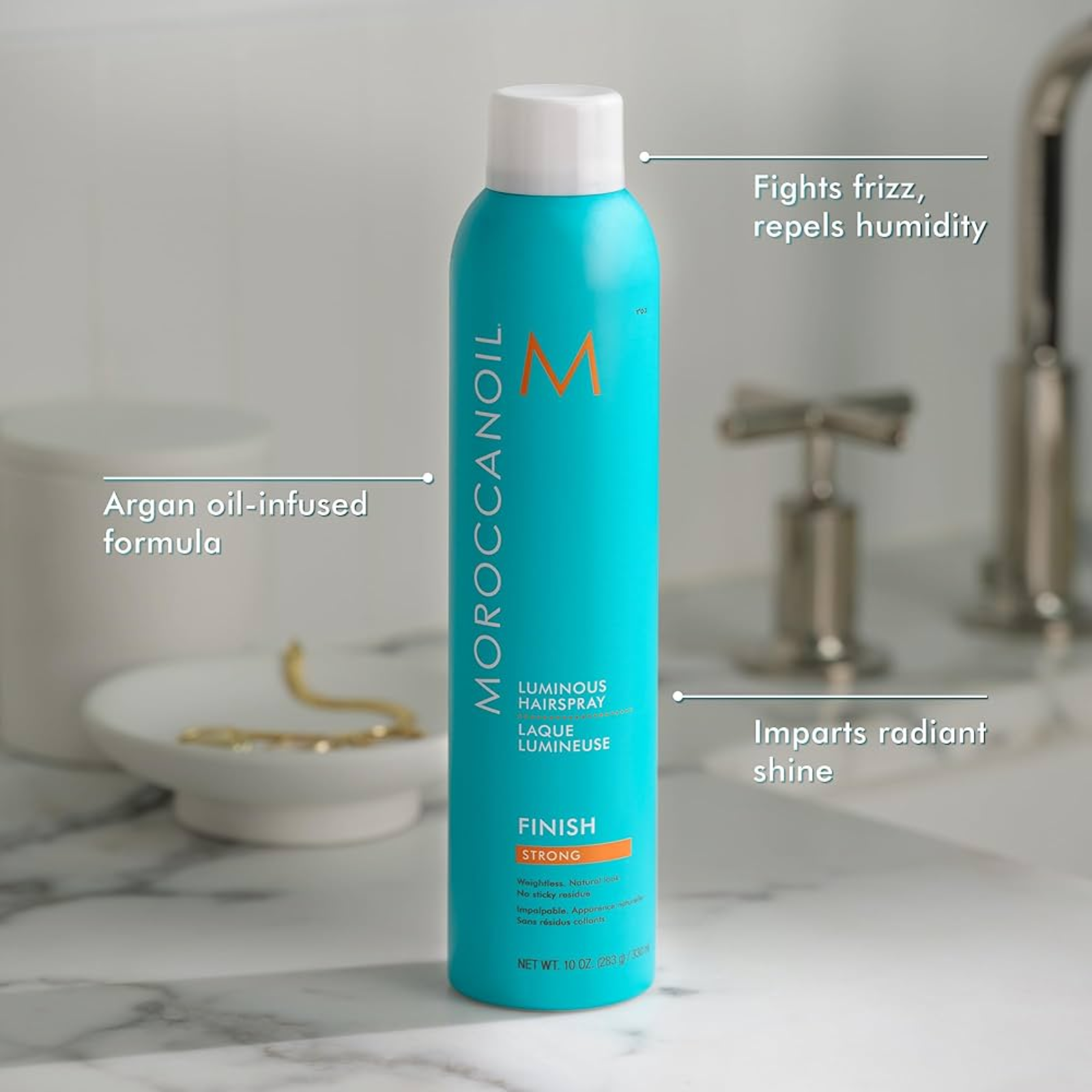 Лак для волосся сильної фіксації (MoroccanOil Luminous Hairspray Strong)