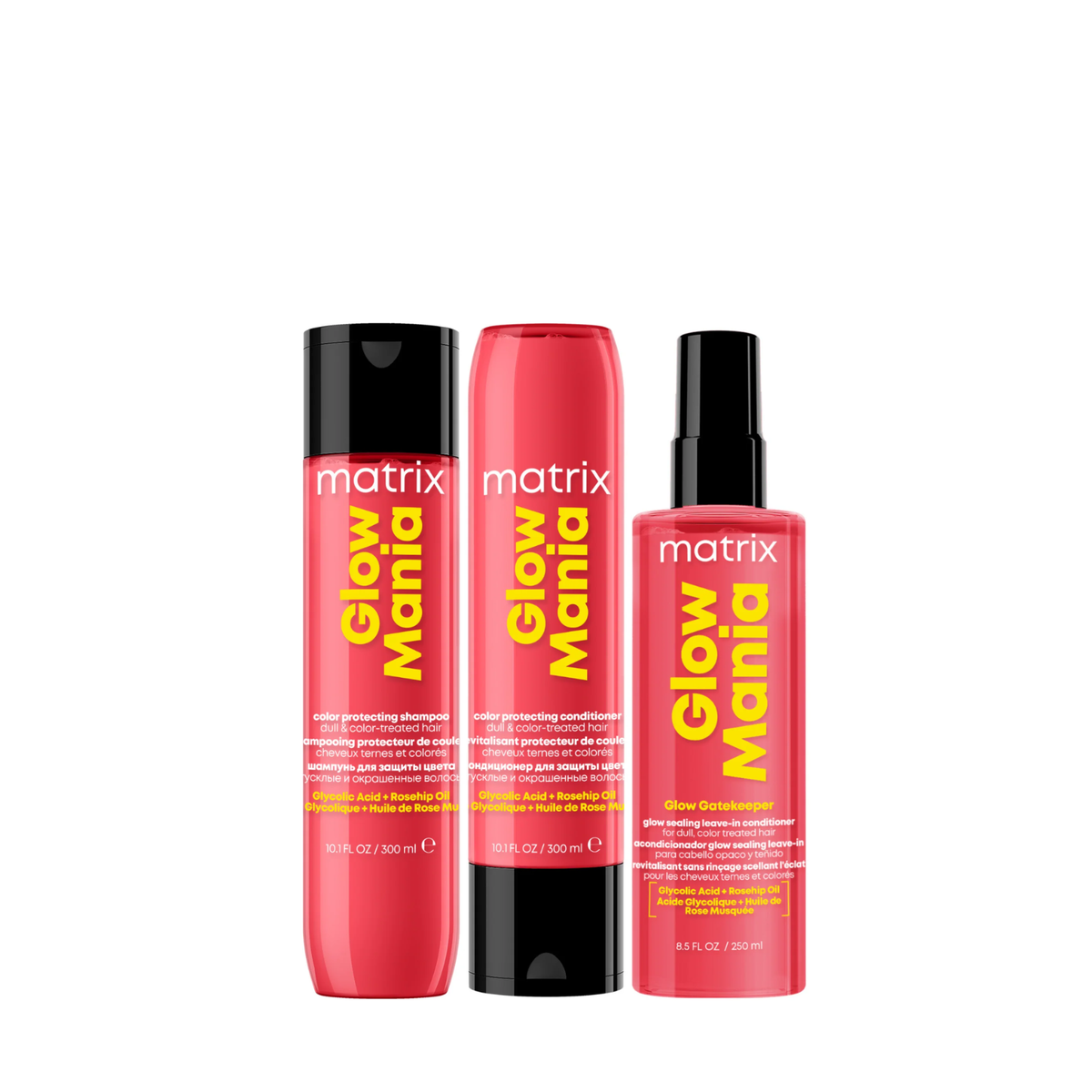 Matrix Glow Mania Holiday Kit (3in1 color vibrancy and high-shine hair care set)