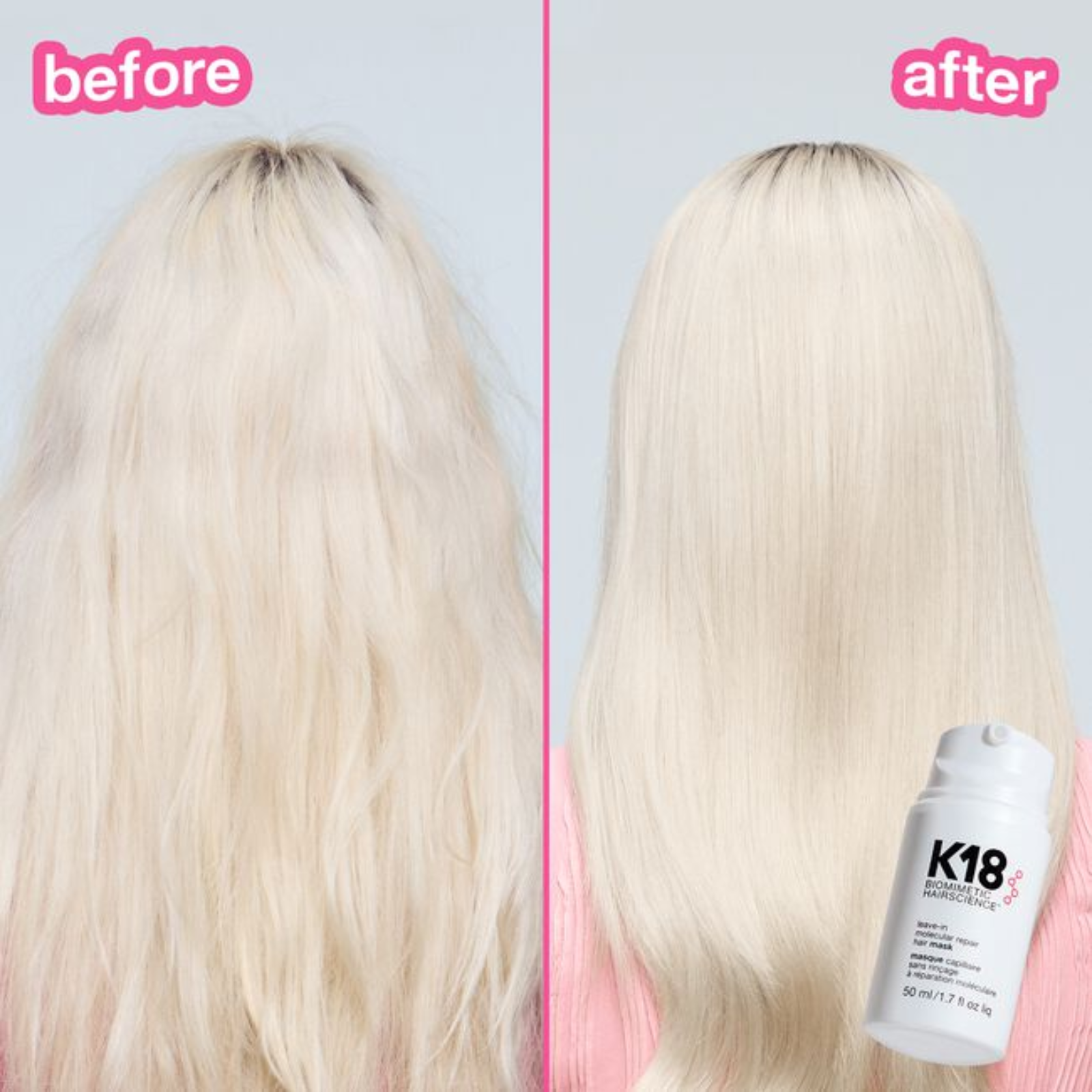 K18 Biomimetic Hairscience Salon Blowout at Home Kit (3in1 repair & blowout styling set)