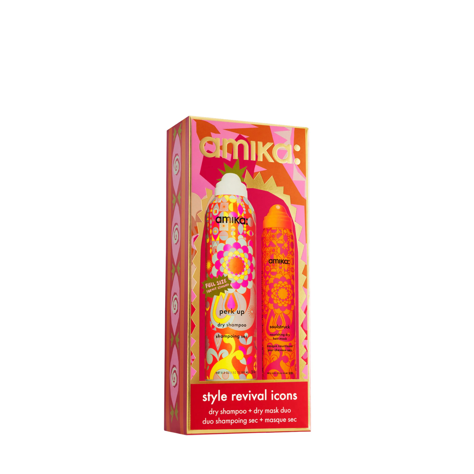 Amika Style revival icons styling routine set (2in1 root-refreshing hair care set)