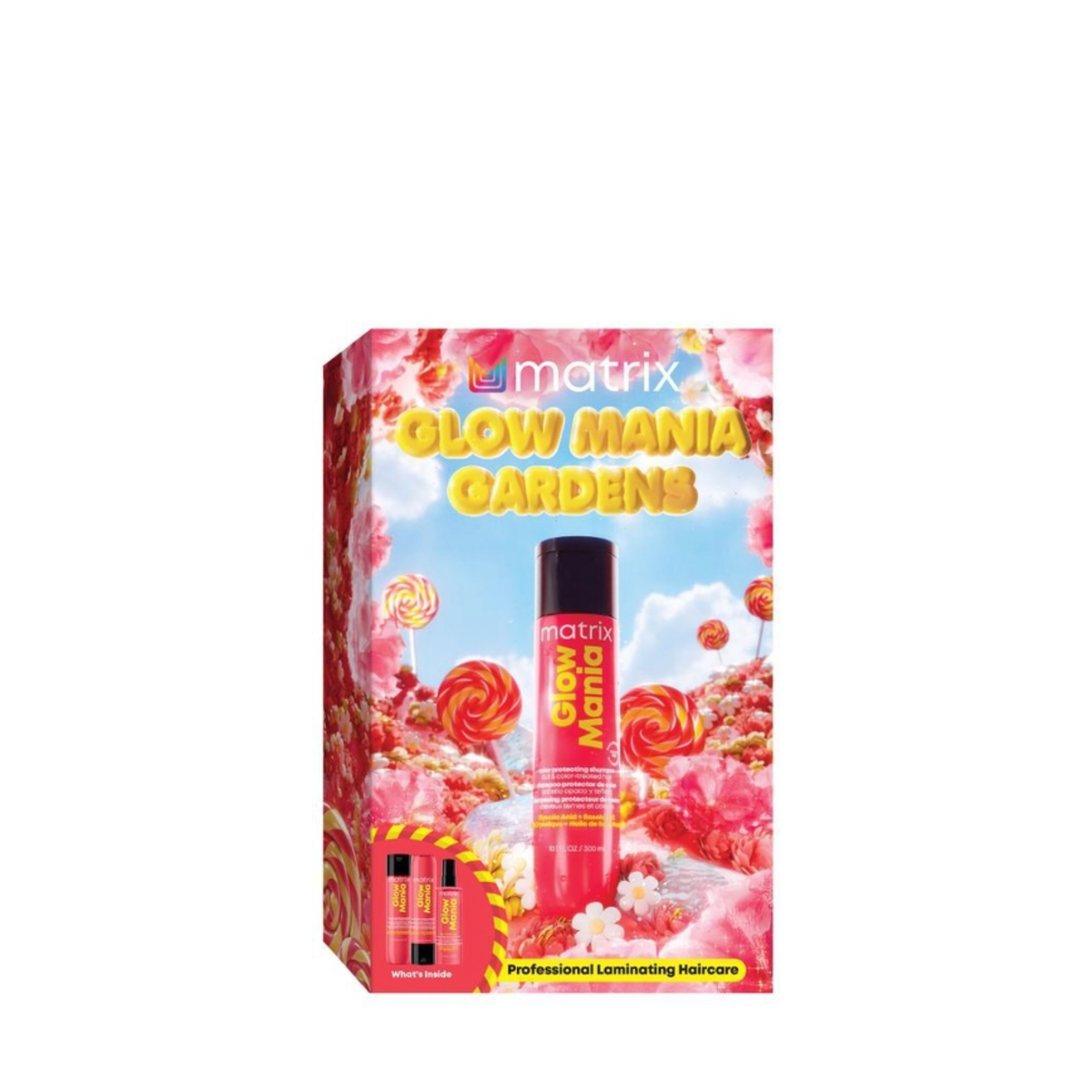 Matrix Glow Mania Holiday Kit (3in1 color vibrancy and high-shine hair care set)