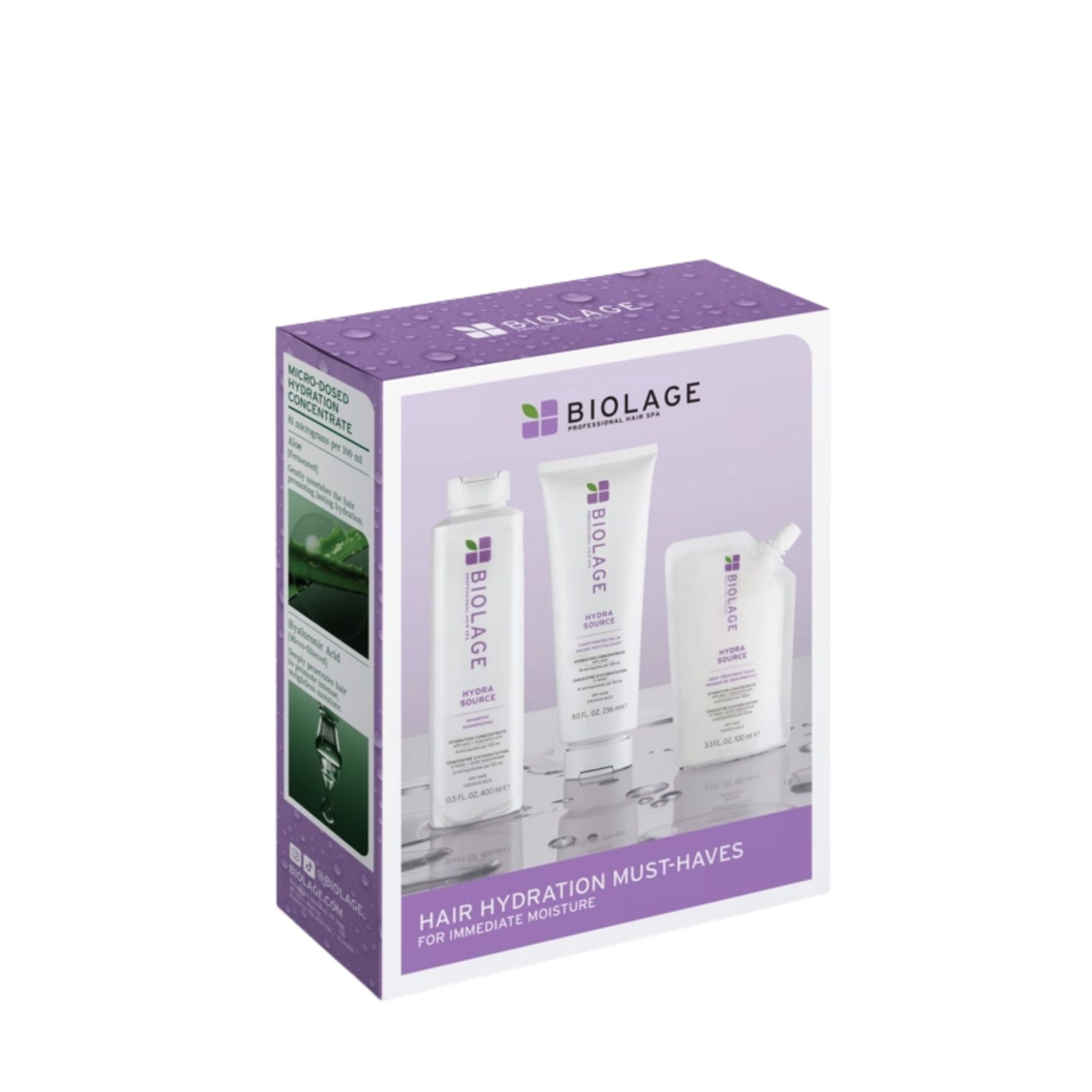 Biolage Hydration Reset Kit (3in1 hydrating reset hair care set)