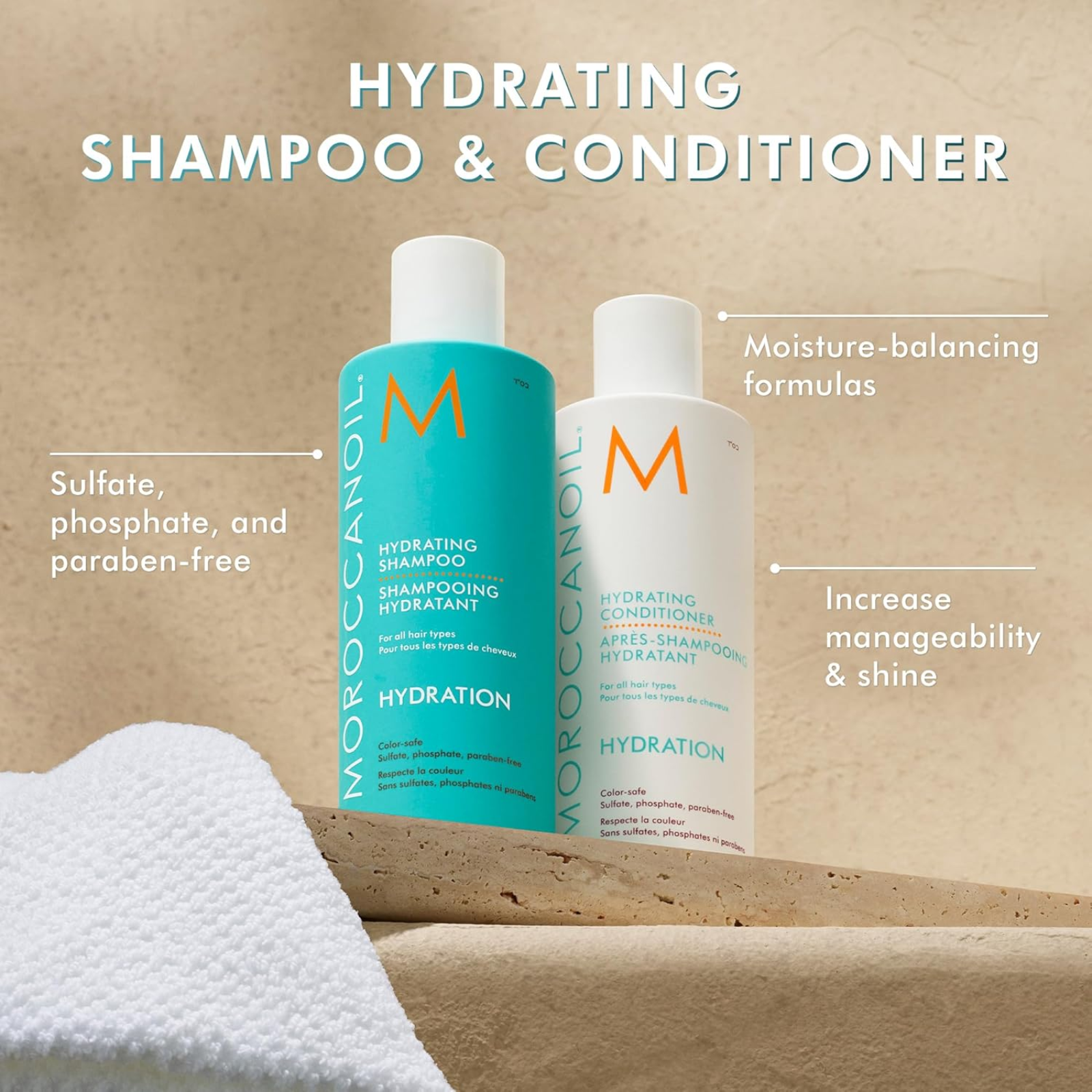 Moroccanoil Greetings From Hydration Travel Kit (4in1 travel-size hydrating hair set)