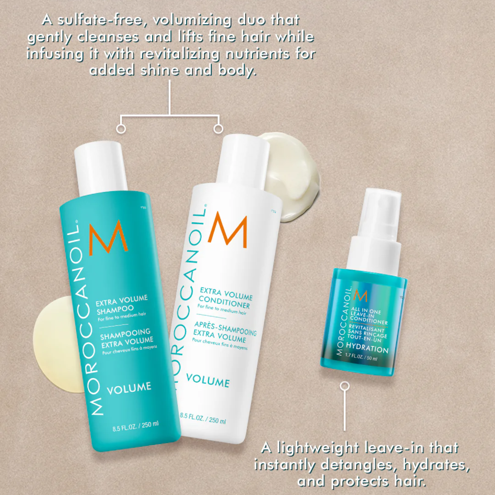 Moroccanoil Volume Spring Set (3in1 volume-boosting haircare set)