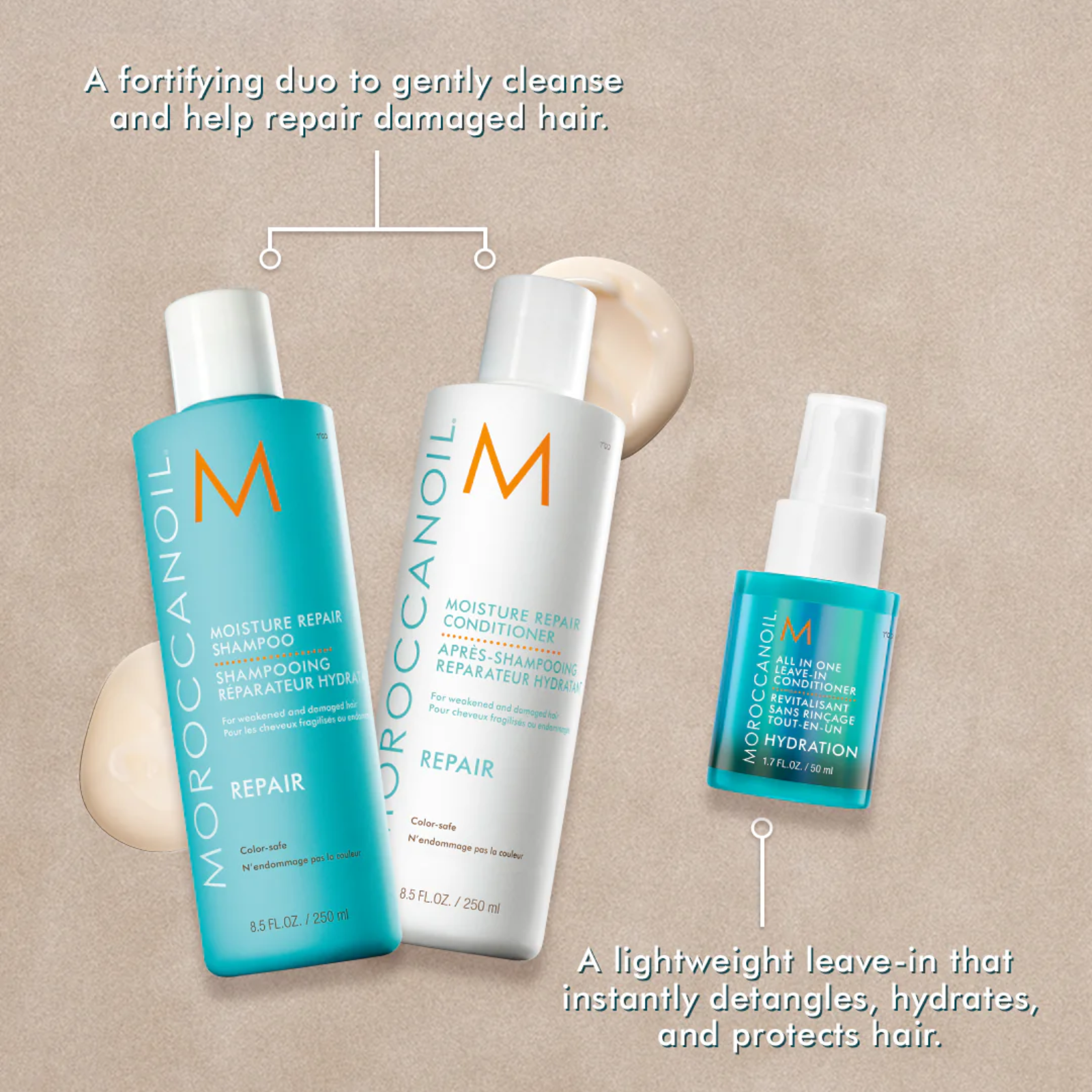 Moroccanoil Repair Spring Set (3in1 repairing haircare set)