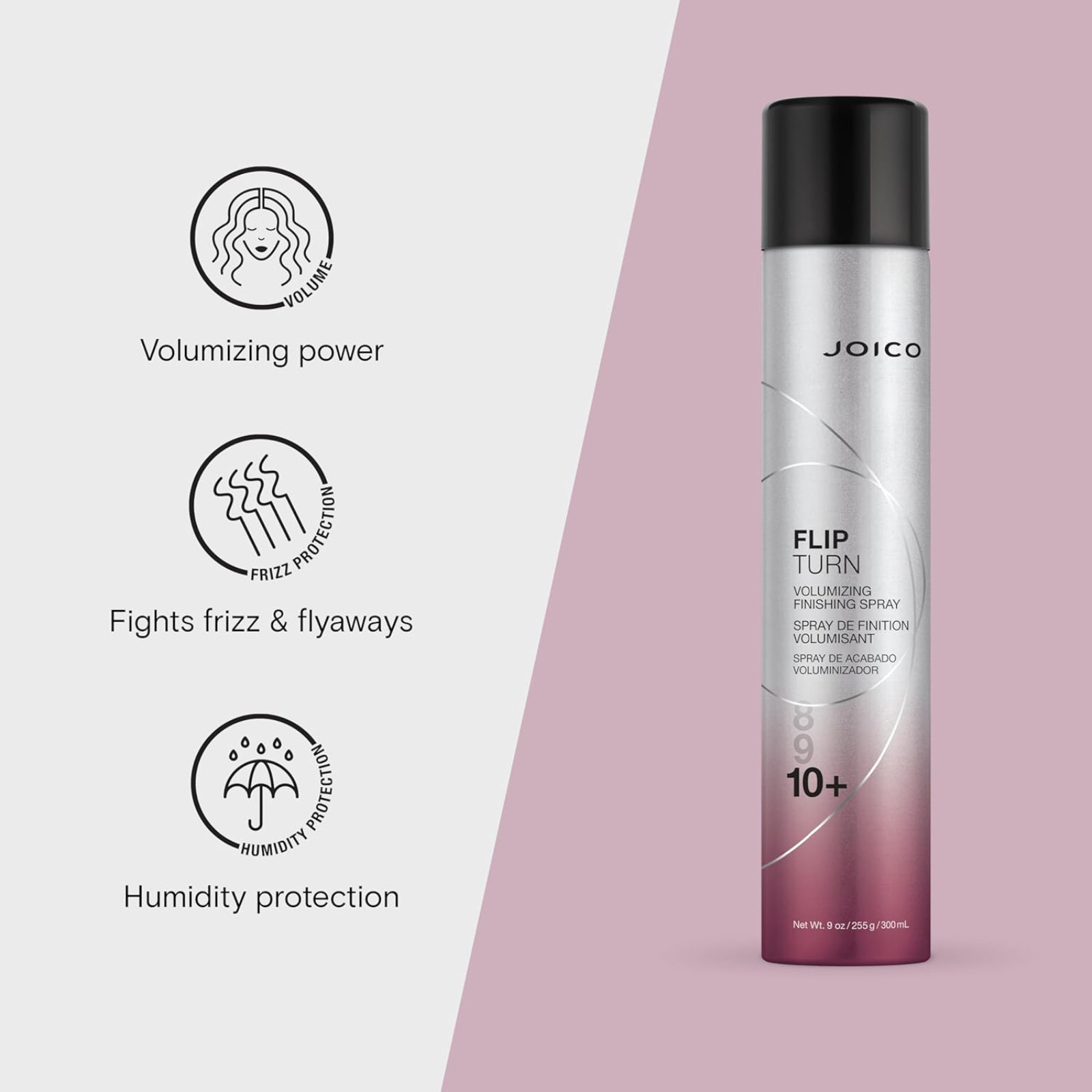 Joico Flip Turn Volumizing Finishing Spray (Volume-boosting hair spray)