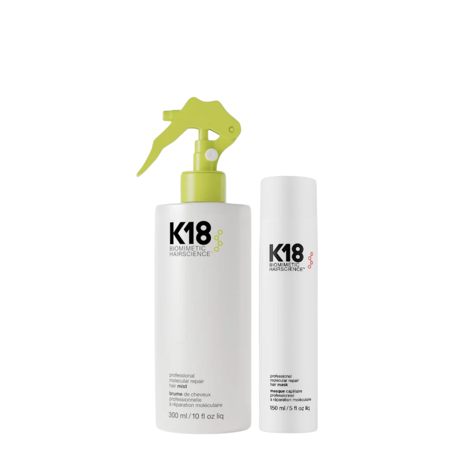 K18 Biomimetic Hairscience K18REPAIR™ Service Kit (2in1 professional hair repair set)
