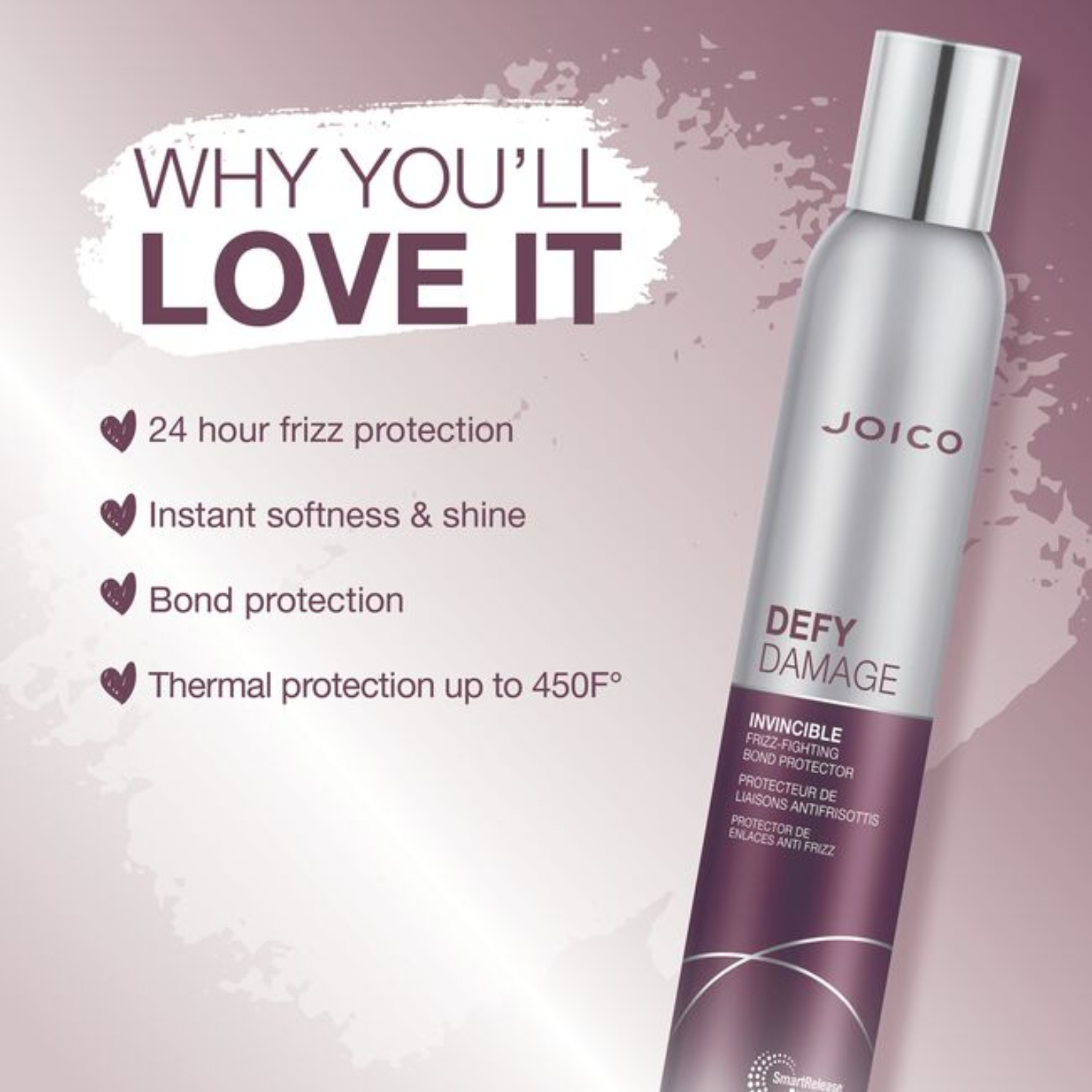 Joico Defy Damage Invincible Anti-Frizz Bond Protector (Bond-building hair treatment)
