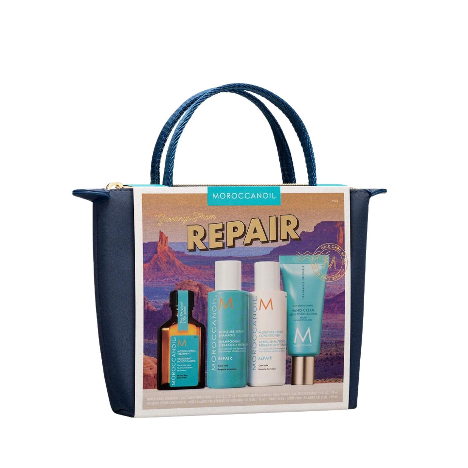 Moroccanoil Repair Travel Kit (4in1 travel-size repairing hair set)