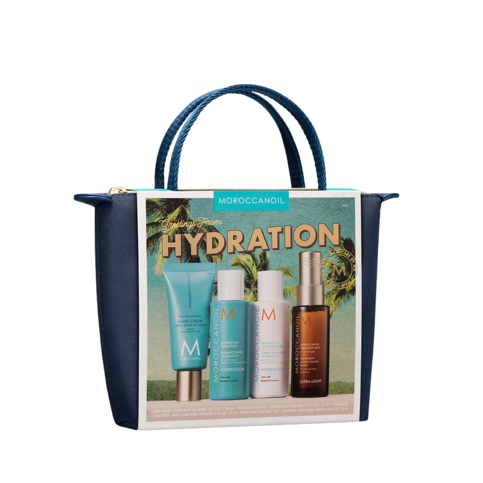 Moroccanoil Greetings From Hydration Travel Kit (4in1 travel-size hydrating hair set)