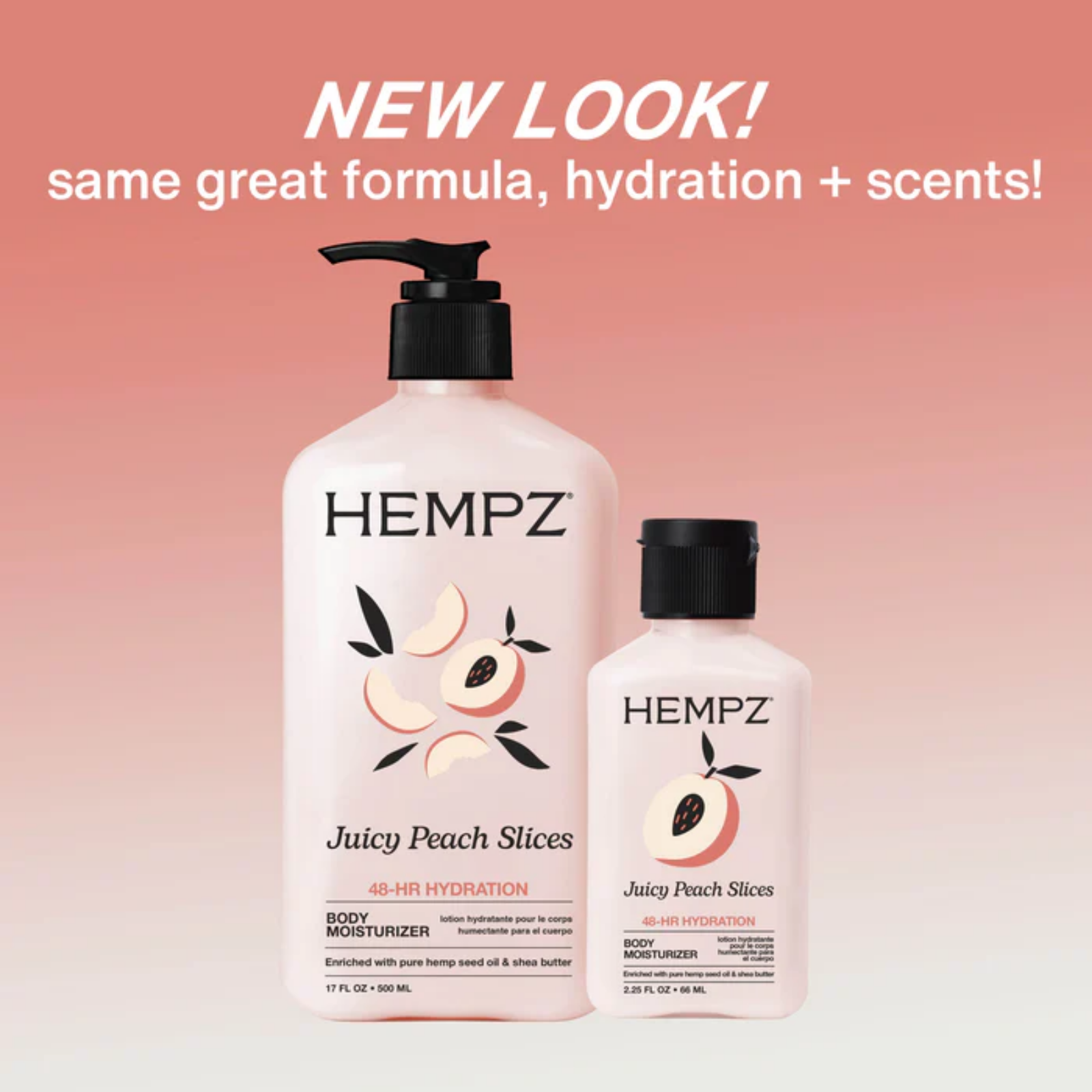 Hempz Juicy Peach Slices Body Moisturizer (Moisturizing body lotion)