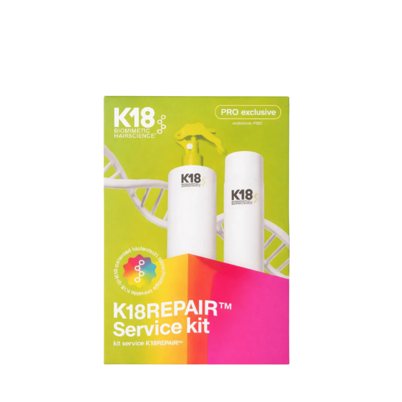 K18 Biomimetic Hairscience K18REPAIR™ Service Kit (2in1 professional hair repair set)
