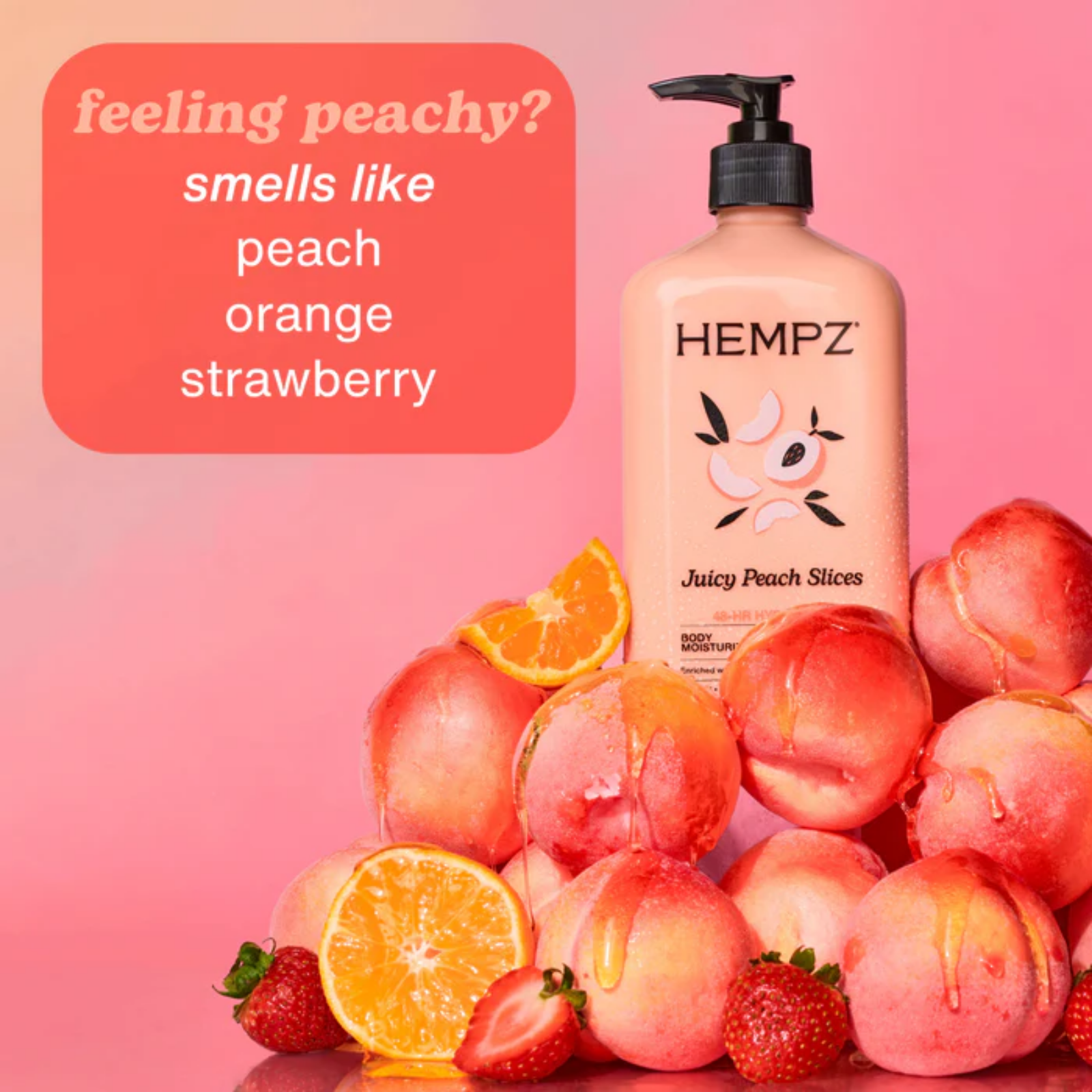 Hempz Juicy Peach Slices Body Moisturizer (Moisturizing body lotion)