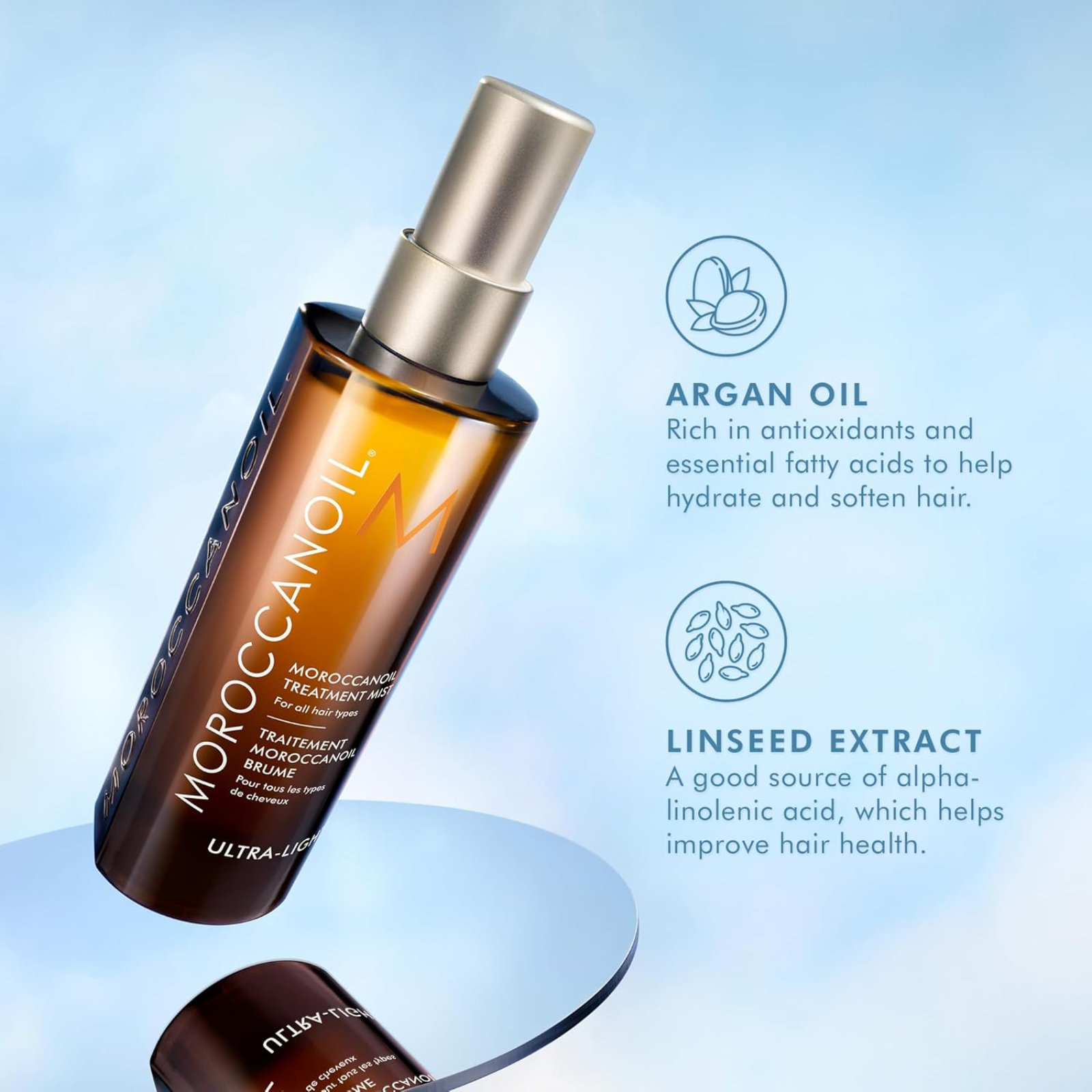 Moroccanoil Treatment Mist (Lightweight hydrating hair mist)