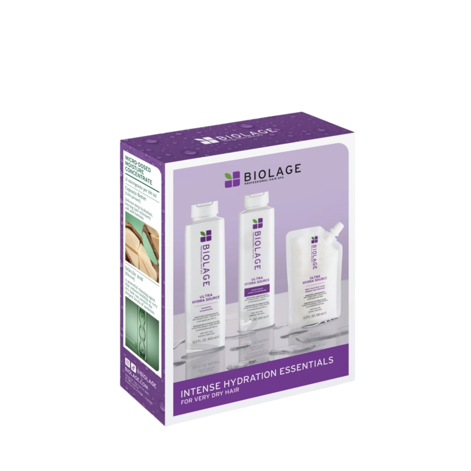 Biolage Ultra Hydra Source Reset Kit (3in1 ultra-hydrating hair care set)