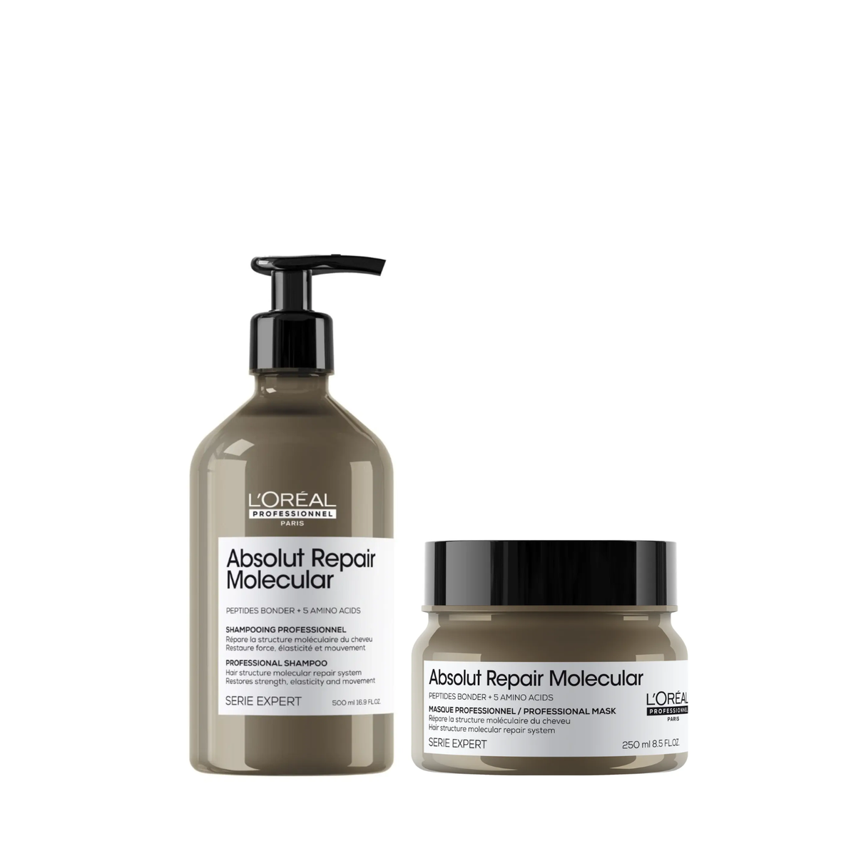 L'Oréal Professionnel Absolut Repair Molecular Holiday Kit (2in1 damaged hair repair set)