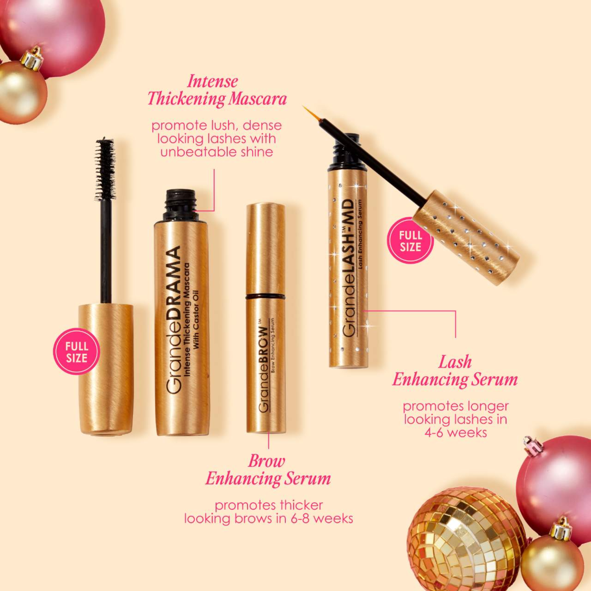 Grande Cosmetics Lash & Brow Vibes 2.0 (3in1 lash & brow enhancing set)