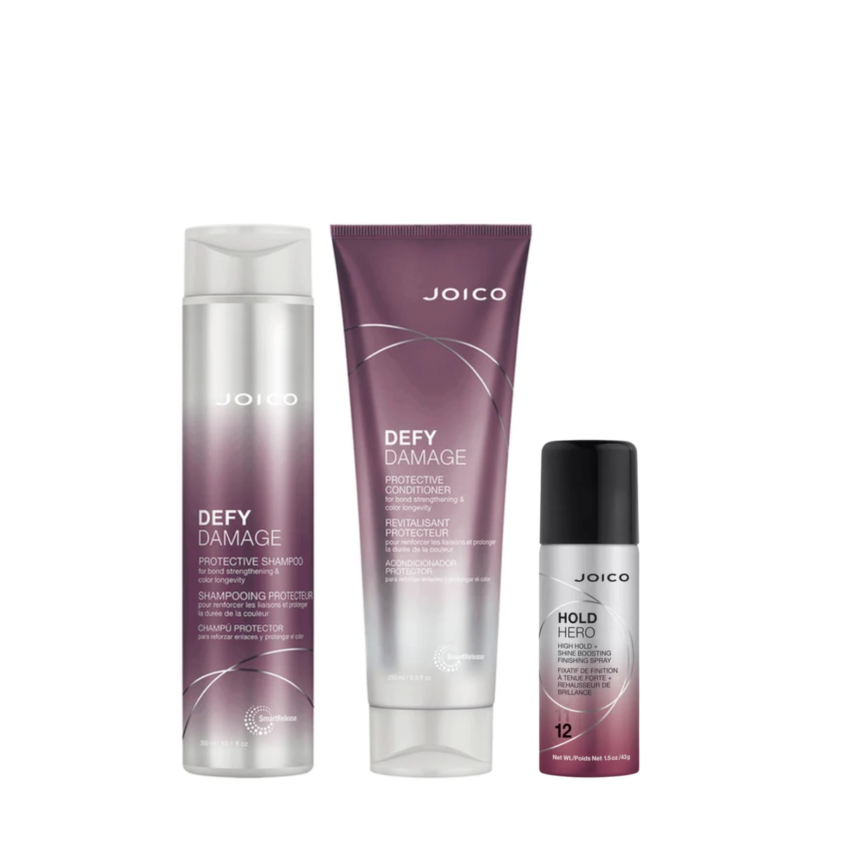 Joico Defy Damage Holiday Duo (3in1 bond-protecting haircare and styling set)