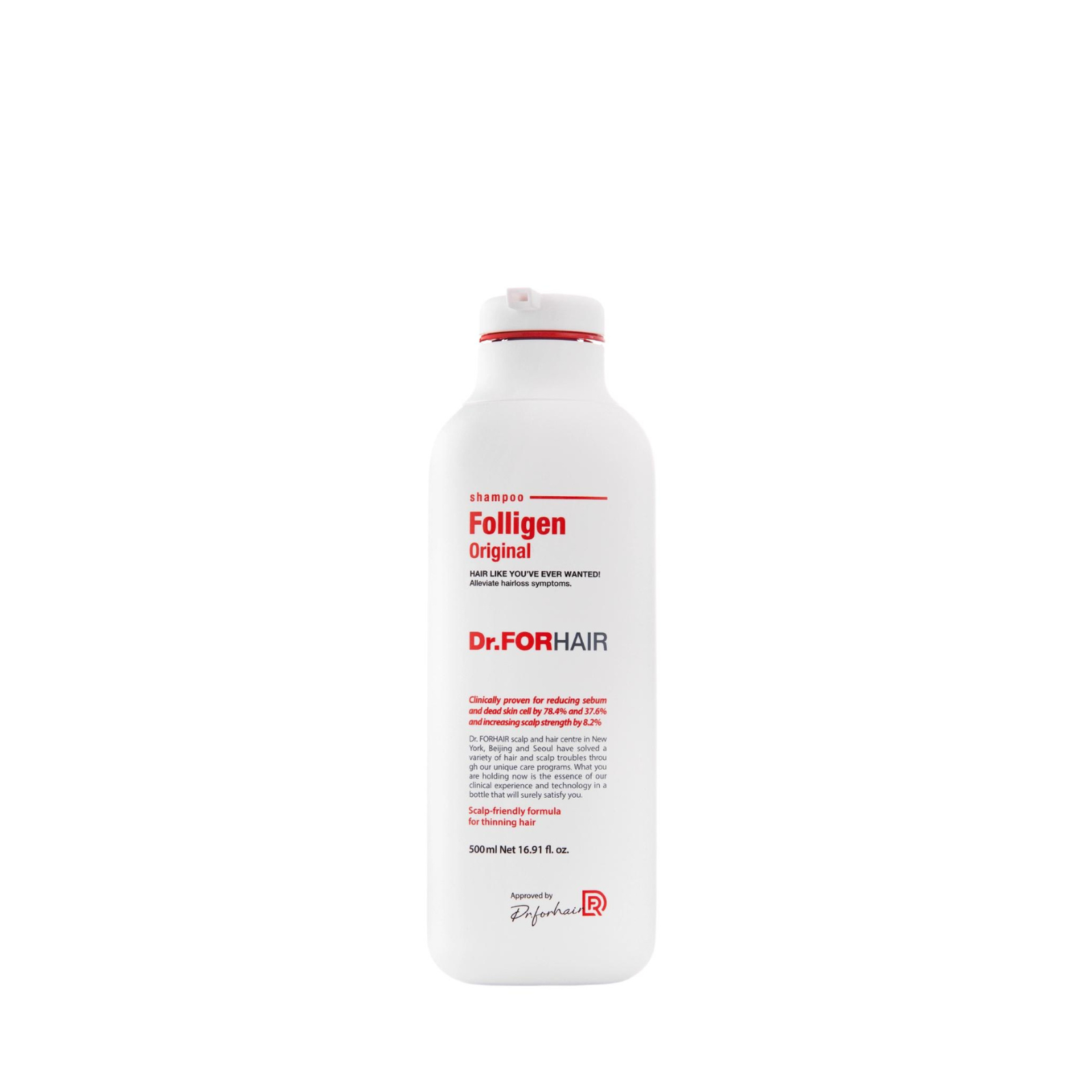 Firming shampoo against hair loss by Dr.Forhair (Dr.Forhair Folligen Original Shampoo)