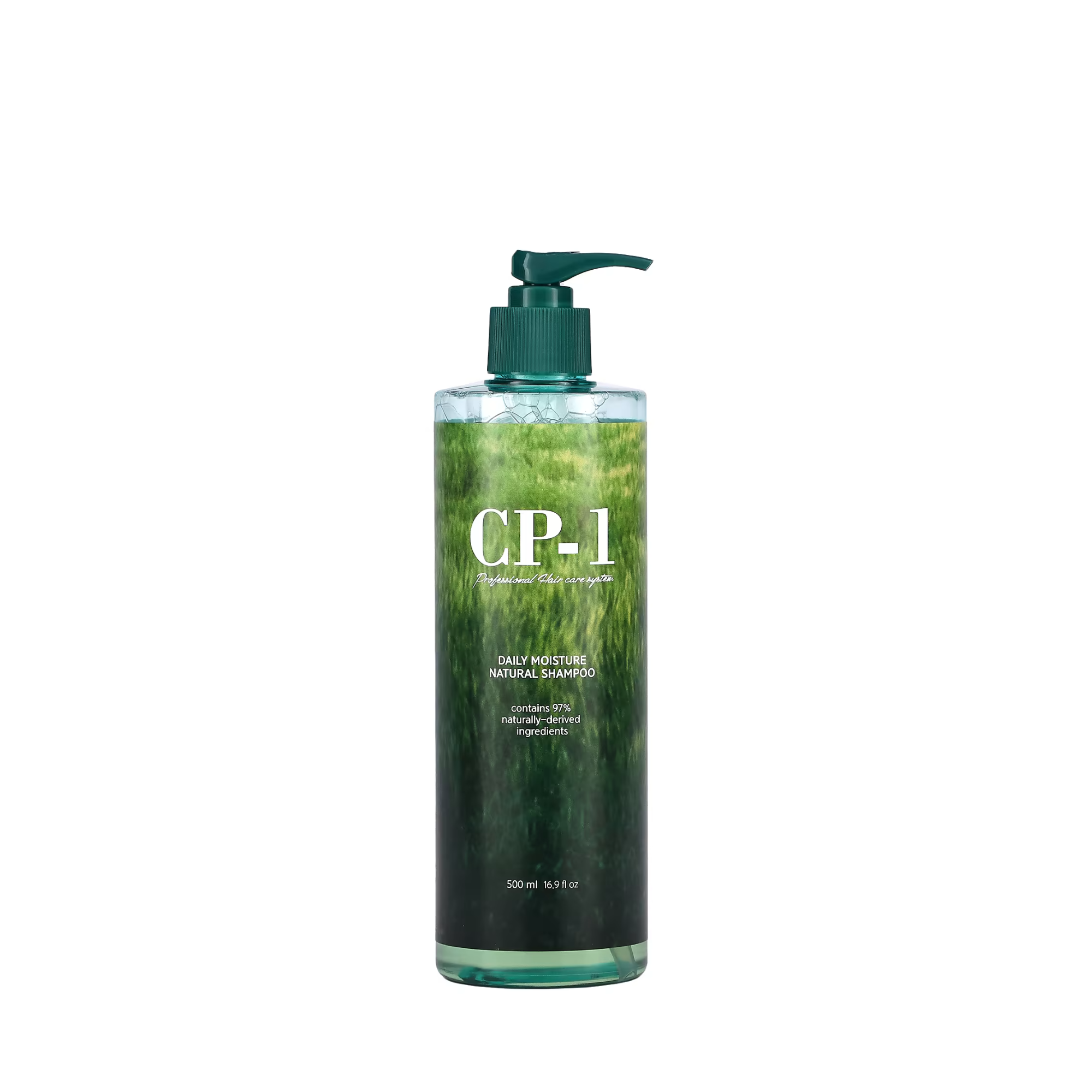 Natural moisturizing shampoo with proteins and green tea by Esthetic House (Esthetic House CP-1 Daily Moisture Natural Shampoo)