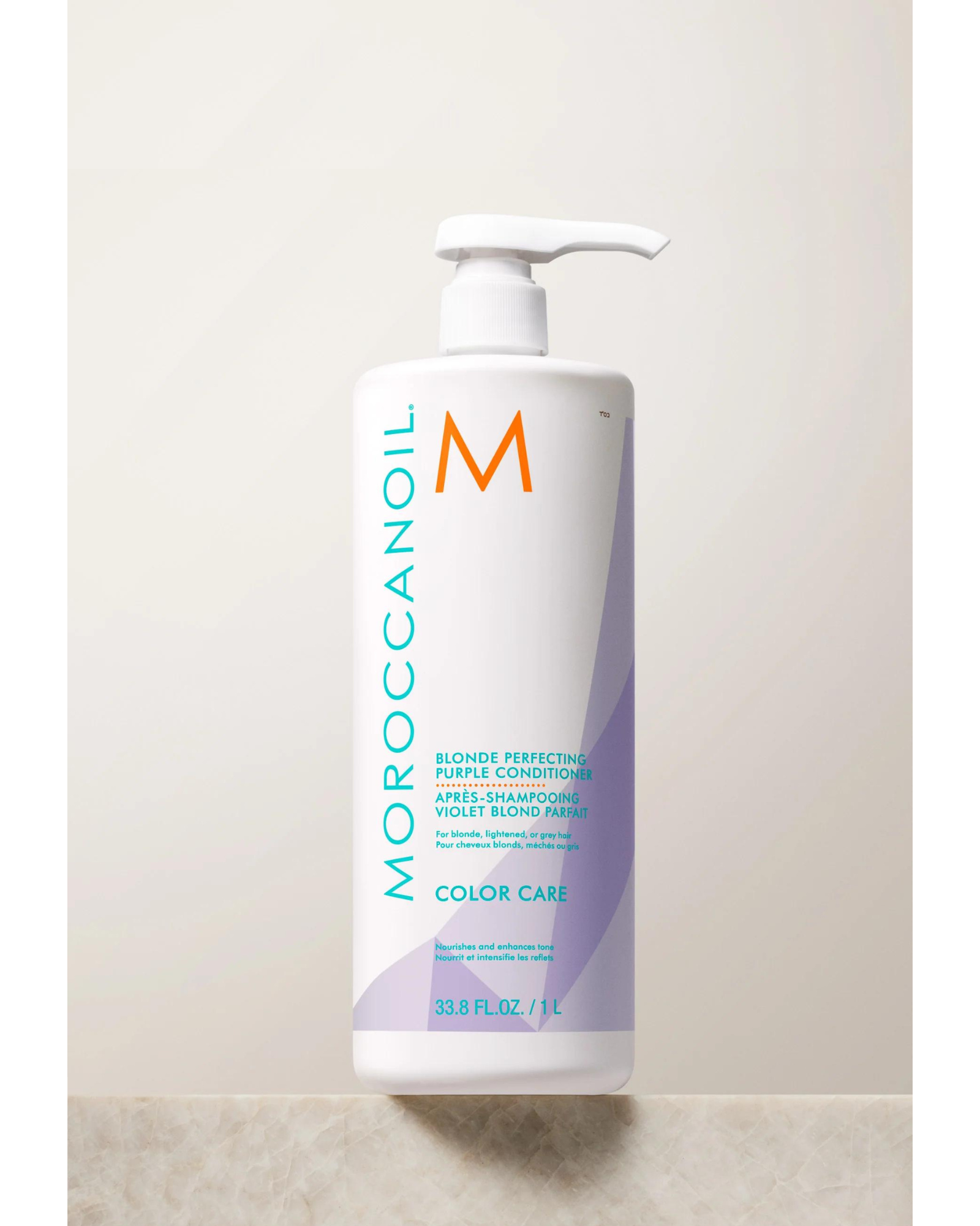Toning conditioner for blondes (MoroccanOil Blonde Perfecting Purple Conditioner)