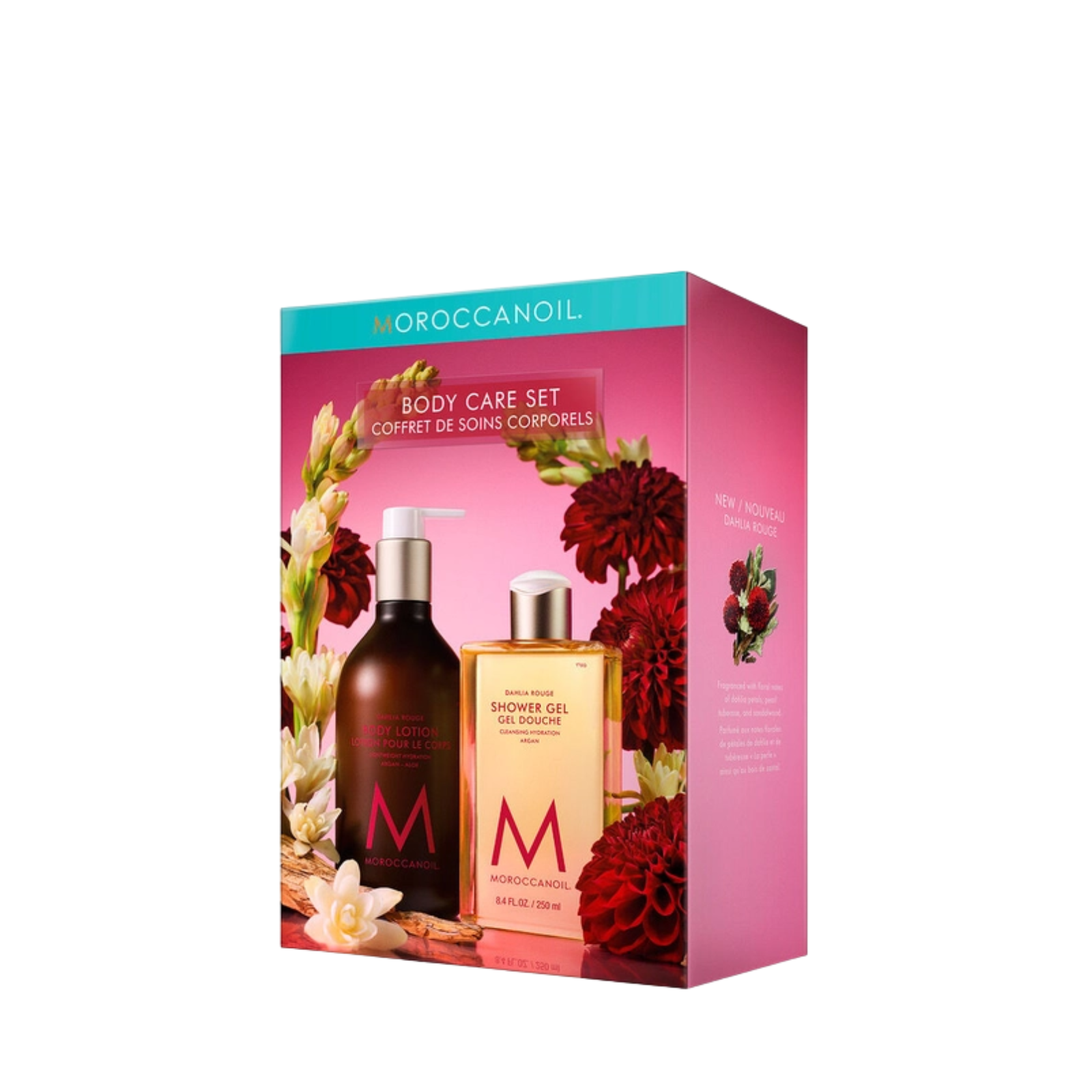 Moroccanoil Dahlia Rouge Shower Gel and Body Lotion Kit (2in1 body care set)