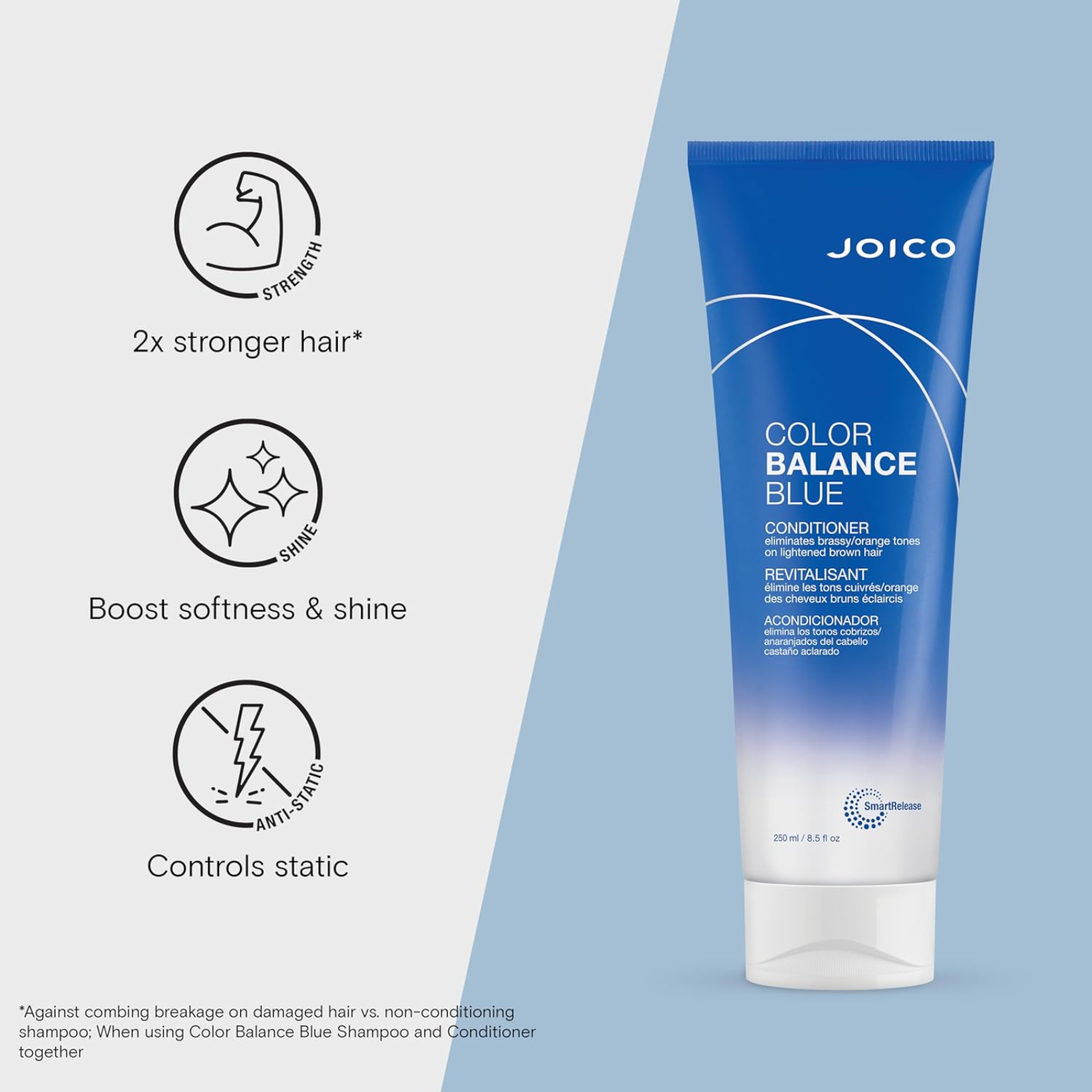 Joico Color Balance Blue Conditioner (Brass-neutralizing conditioner)