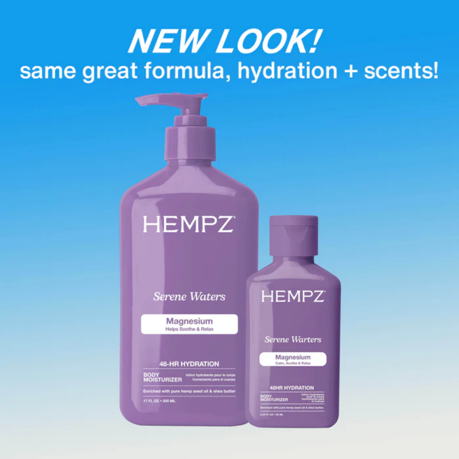 Hempz Beauty Actives Serene Waters Body Moisturizer (Body lotion with magnesium)