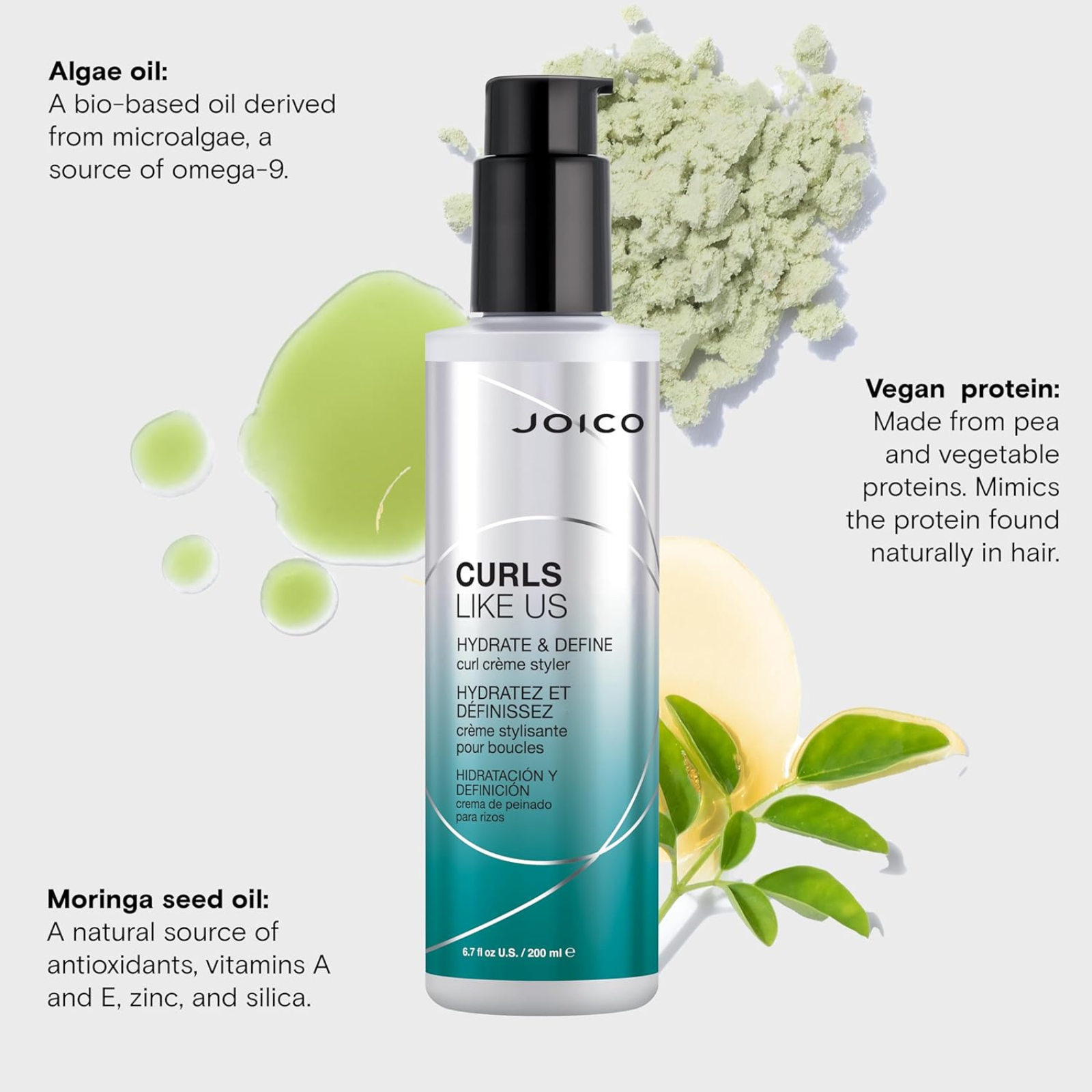 Joico Hydrate & Define Curl Crème Styler (Moisturizing curl cream)