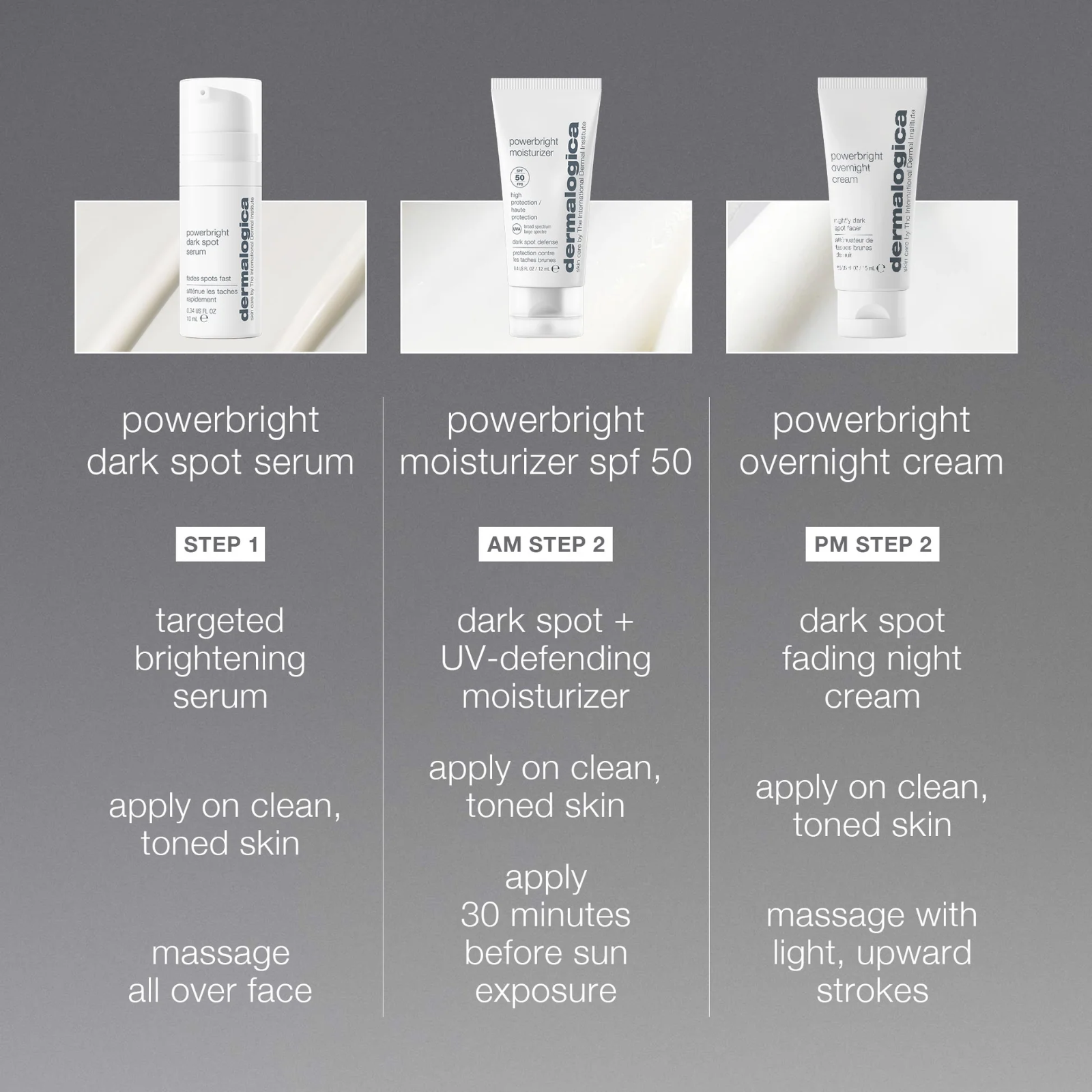 Dermalogica PowerBright Dark Spot Solutions Kit (3in1 dark spot correcting & brightening set)