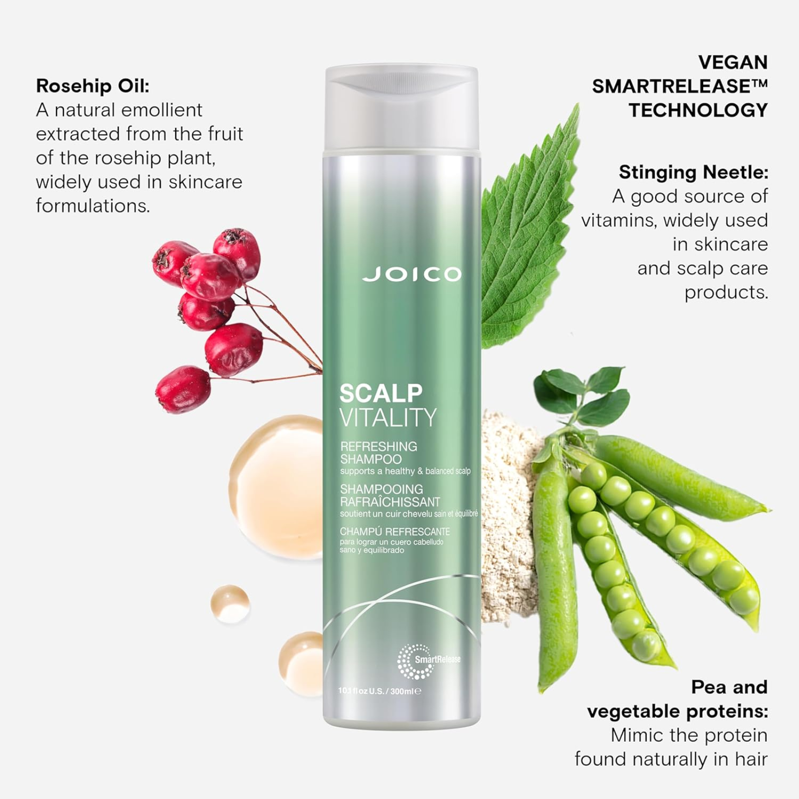Joico Scalp Vitality Refreshing Shampoo (Purifying hair & scalp shampoo)
