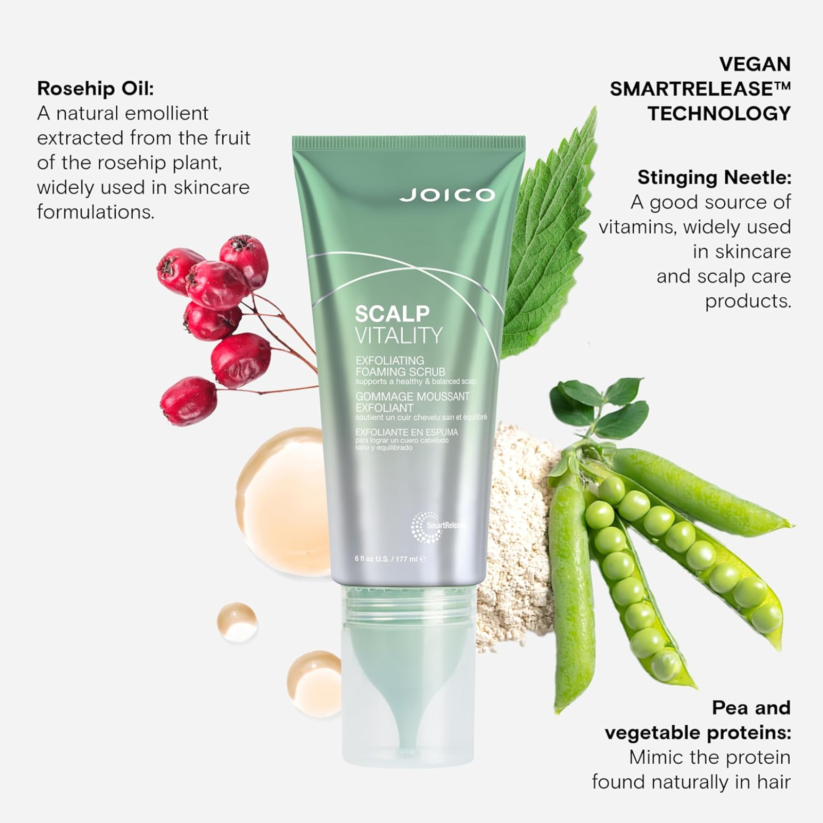 Joico Scalp Vitality Exfoliating Foaming Scrub (Scalp exfoliating treatment)