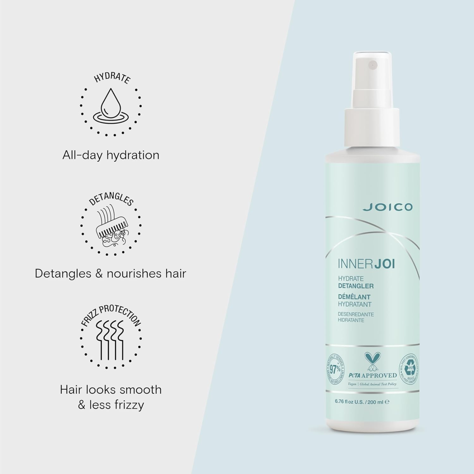 Joico Inner Joi Hydrate Detangler (Hydrating leave-in detangling treatment)