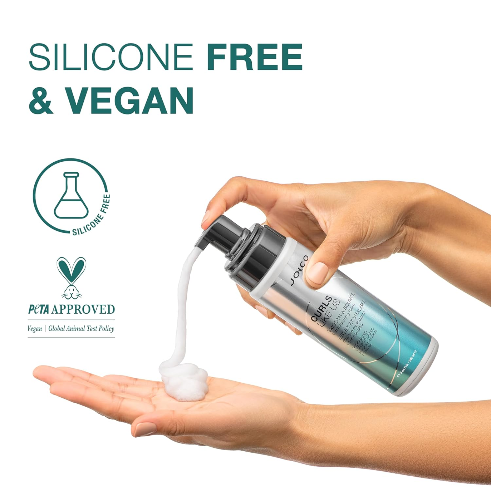 Joico Smooth & Bounce Curl Hydrating Foam (Moisture-rich curl foam)